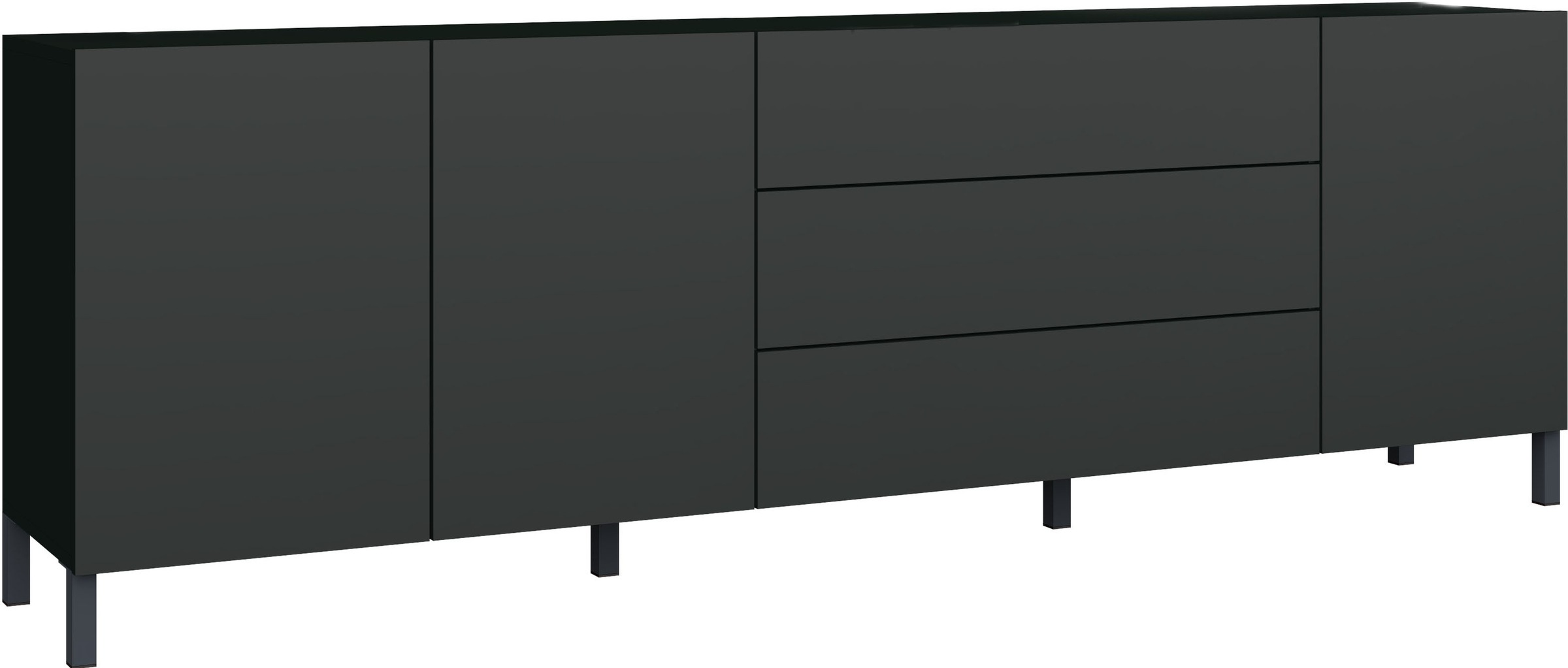 Thumbnail - borchardt Möbel Sideboard Metallfüße, grifflose Optik