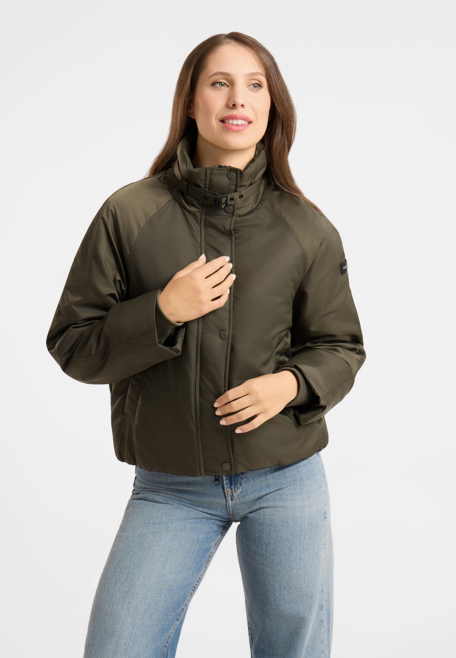 Frieda & Freddies "Frieda & Freddies Jacke mit Stehkragen und Riegelverschluss"