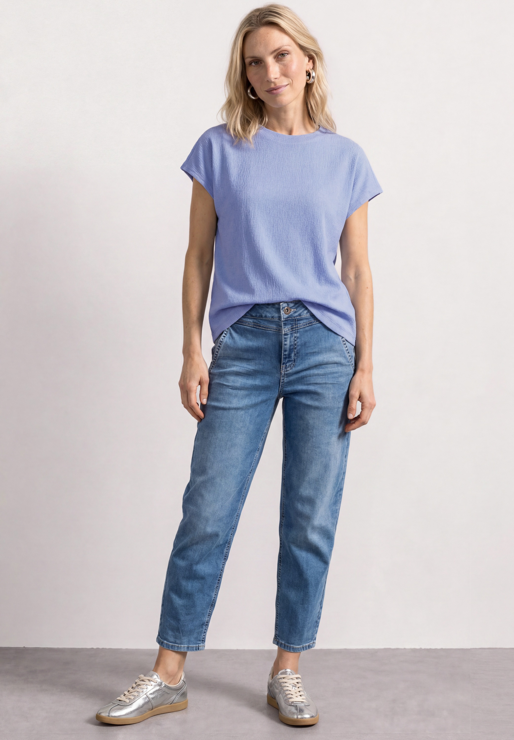 STREET ONE T-Shirt aus softer Viskose