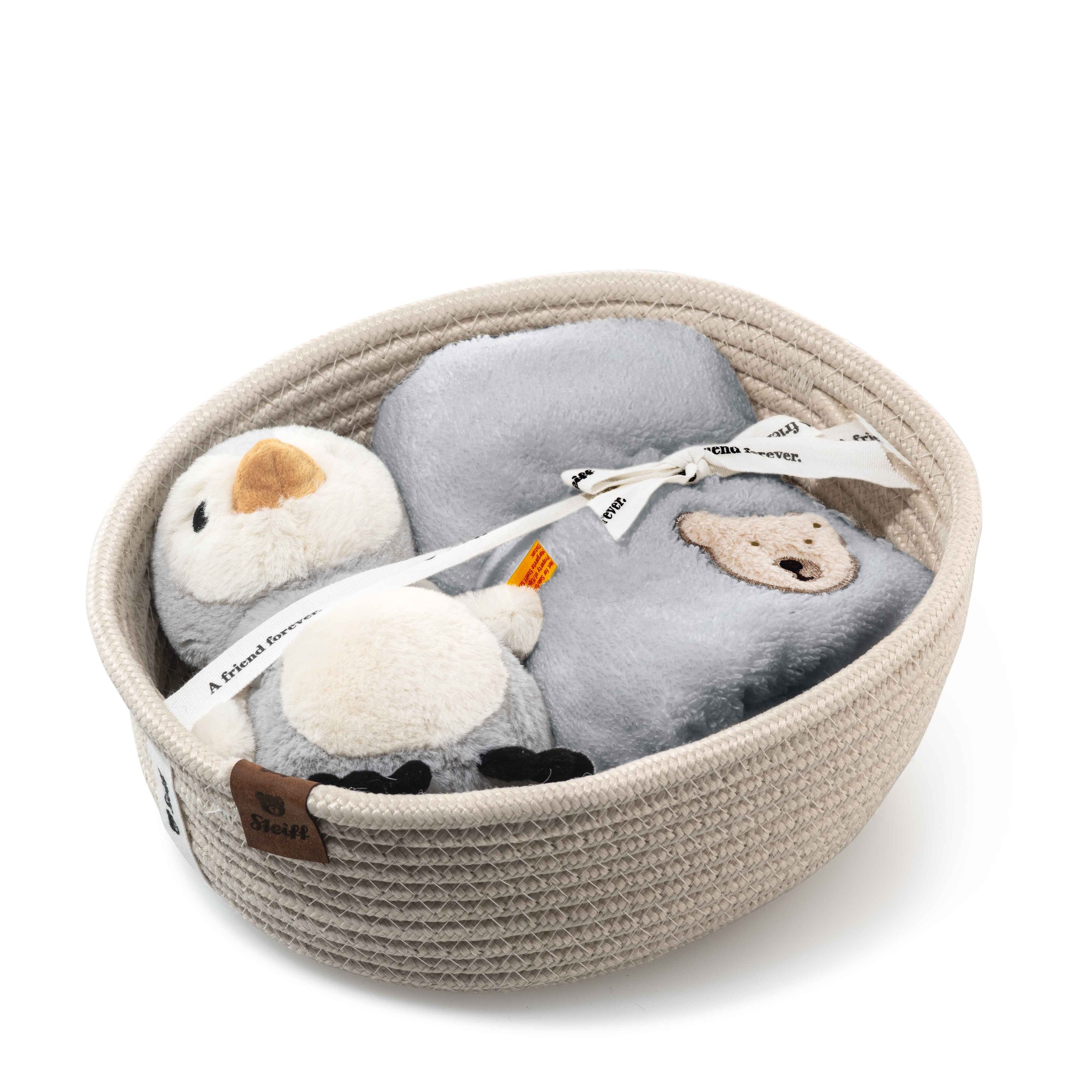 Steiff Kuscheltier-Rassel »Geschenkset Lio Pinguin« 3 tlg.