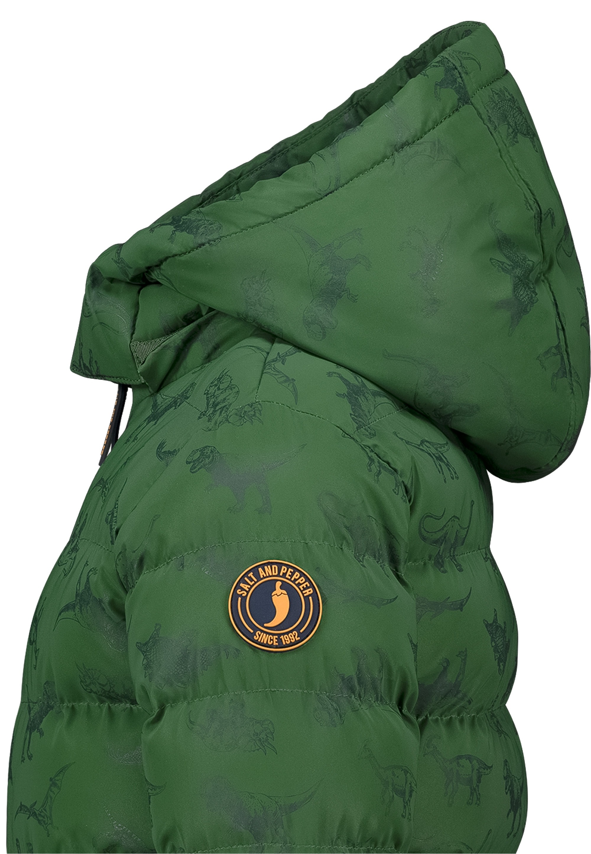 SALT AND PEPPER Steppjacke »Dinoprint«, mit komplett reflektierendem Druck