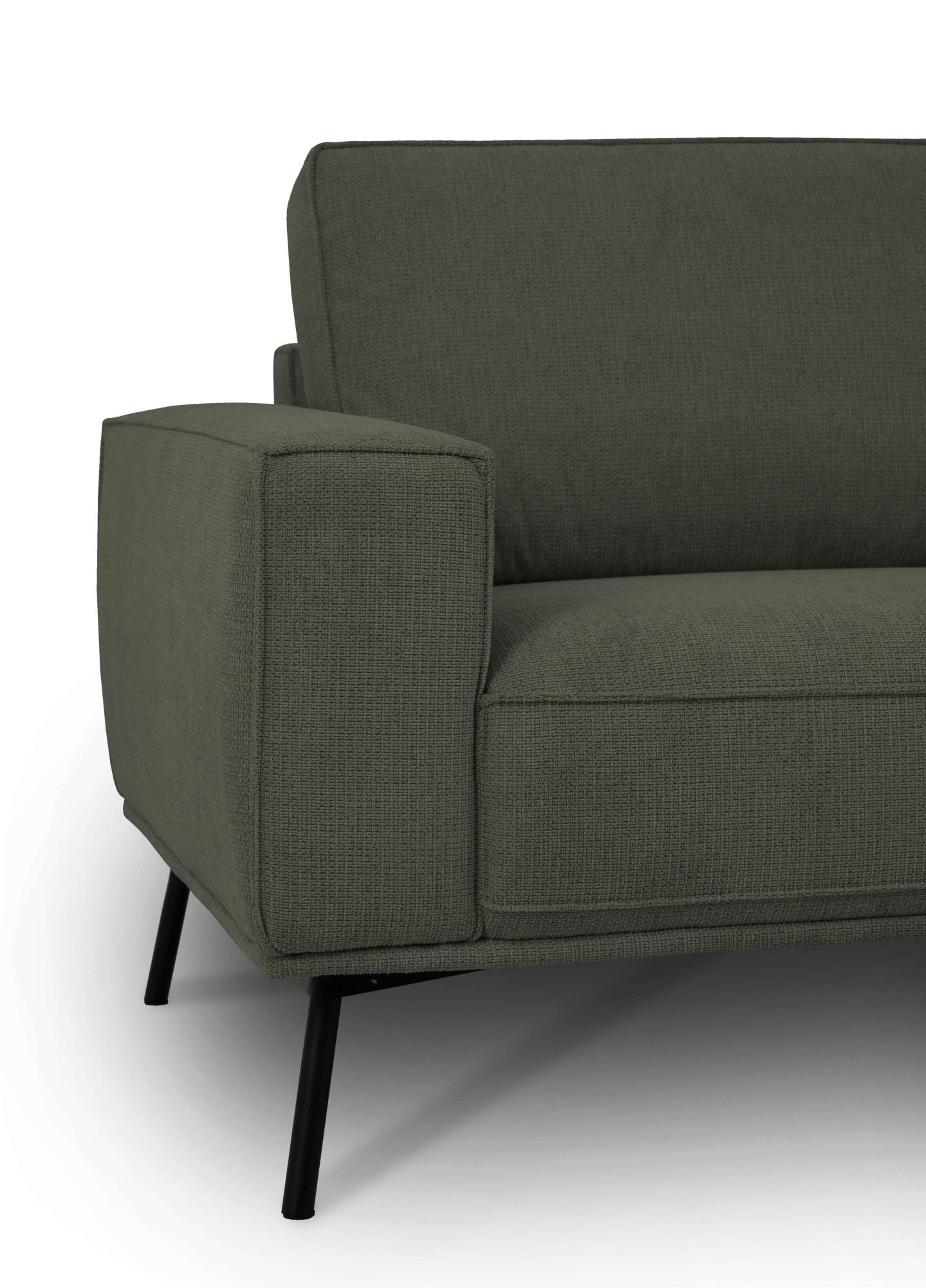 andas Ecksofa »Vosby«, Breite 260 cm, Chenille, mit dekorativer Kedernaht