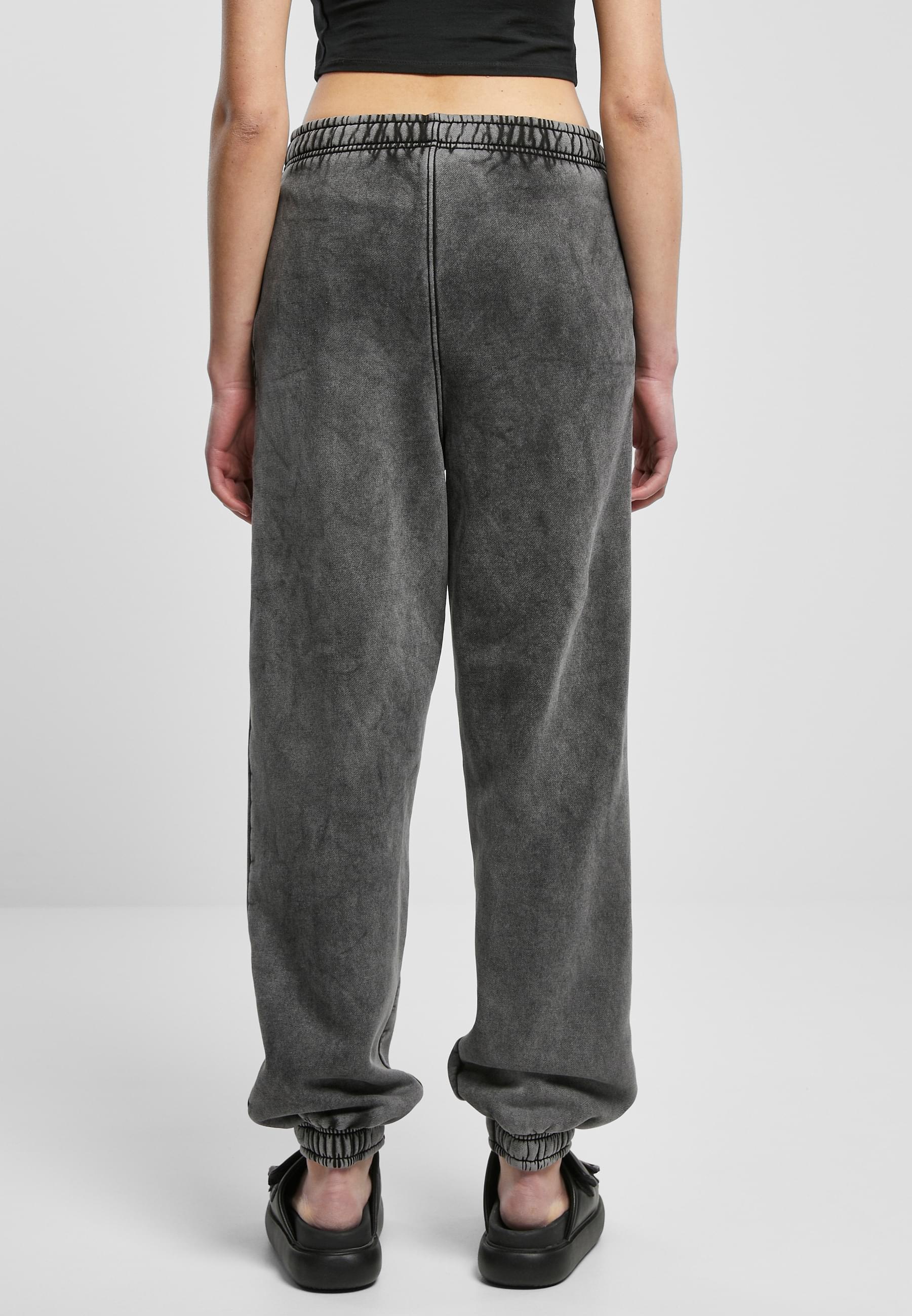 URBAN CLASSICS Jogginghose »Urban Classics Damen Ladies High Waist Stone Washed Sweat Pants«, (1 tlg.)