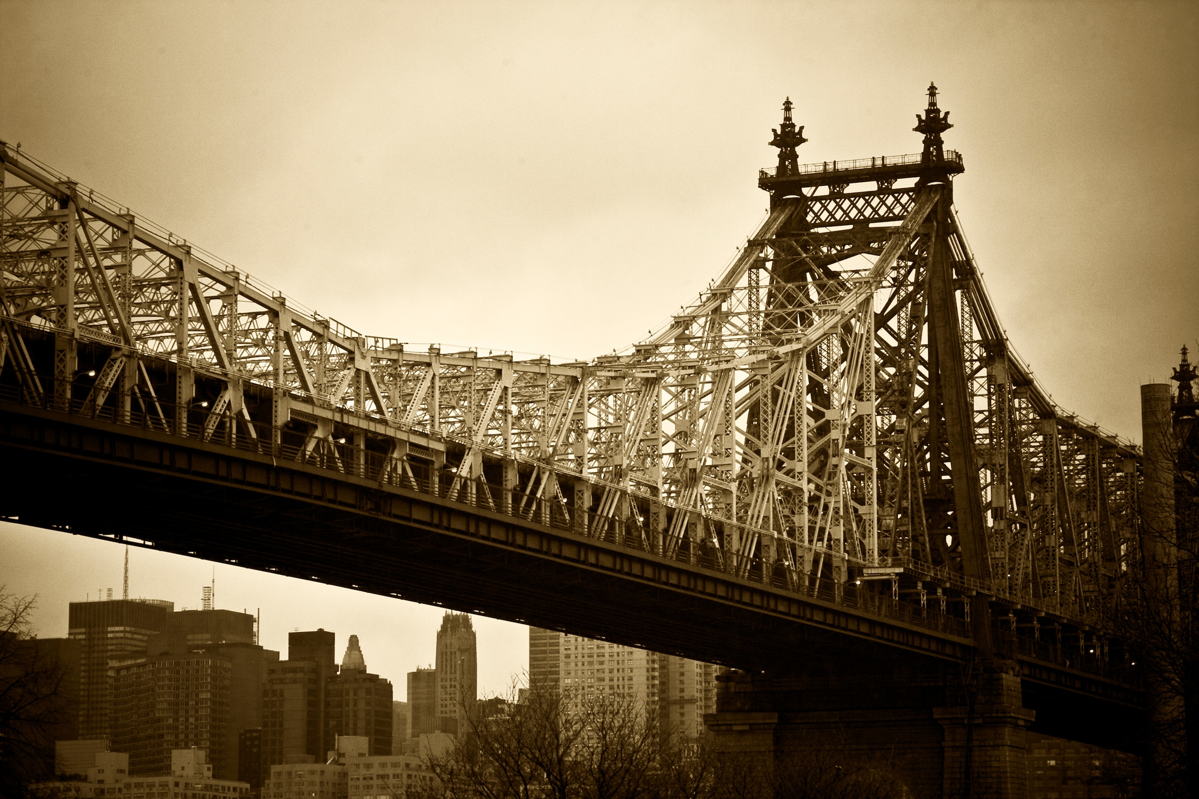 Papermoon Fototapete "New York Bridge" glatt