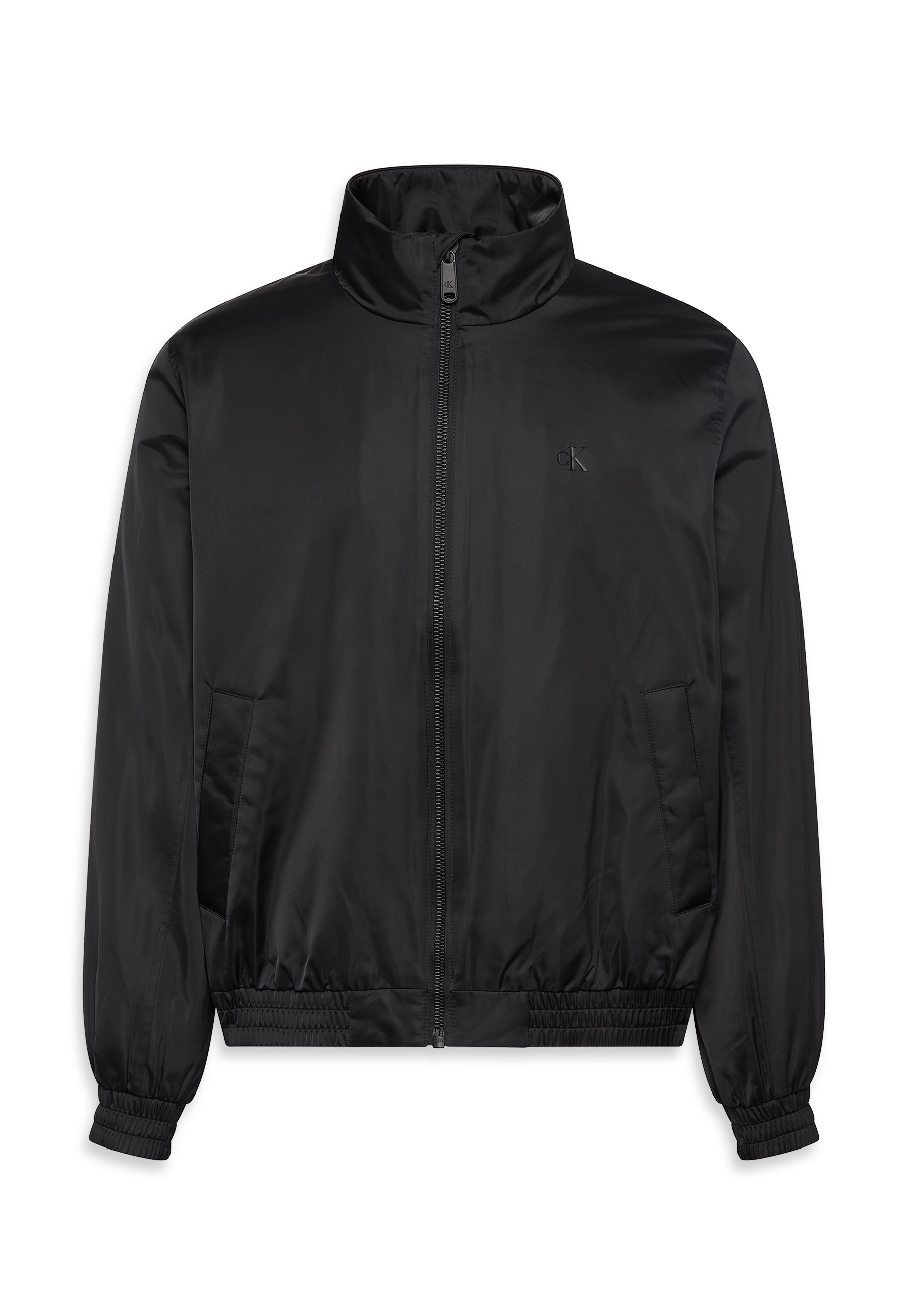 Calvin Klein Jeans Bomberjacke »LS PADDED HARRINGTON JACKET«, ohne Kapuze, Mit Rundhalsausschnitt mit Stehkragen