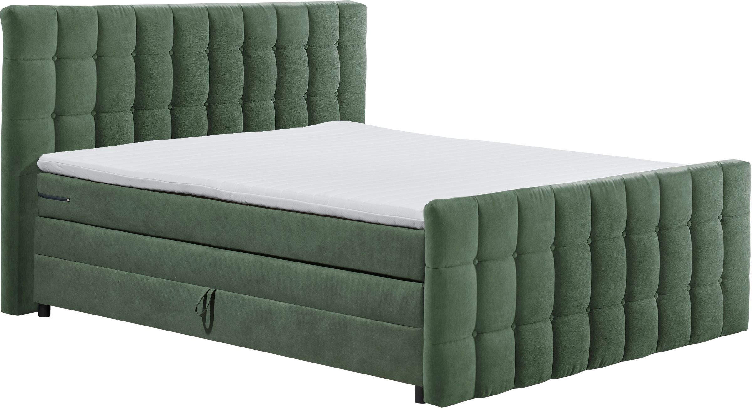 ED EXCITING DESIGN Boxspringbett »Mendoza«, inkl. Bettkasten, erhältlich in den Breiten 160cm & 180cm