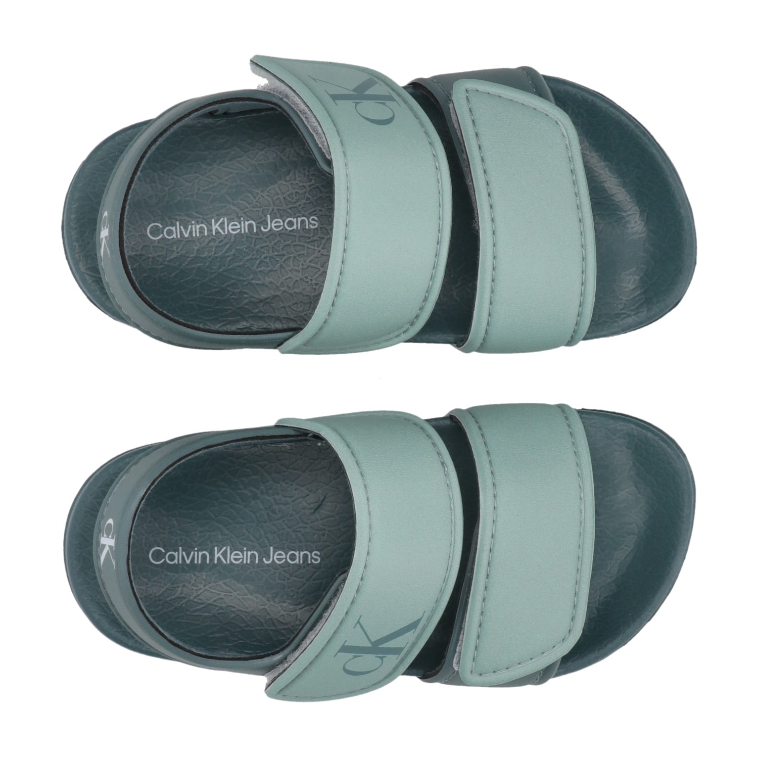 Calvin Klein Jeans Sandale, Badesandale, Wasserschuh, Klettschuh mit robuster Innensohle