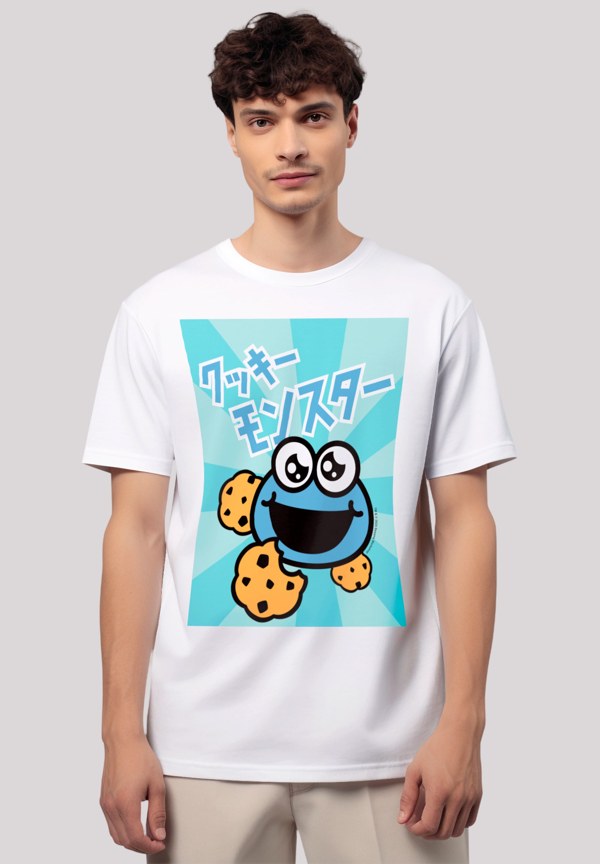 F4NT4STIC T-Shirt "Sesamstraße Cookie Monster Anime", Premium Qualität günstig online kaufen