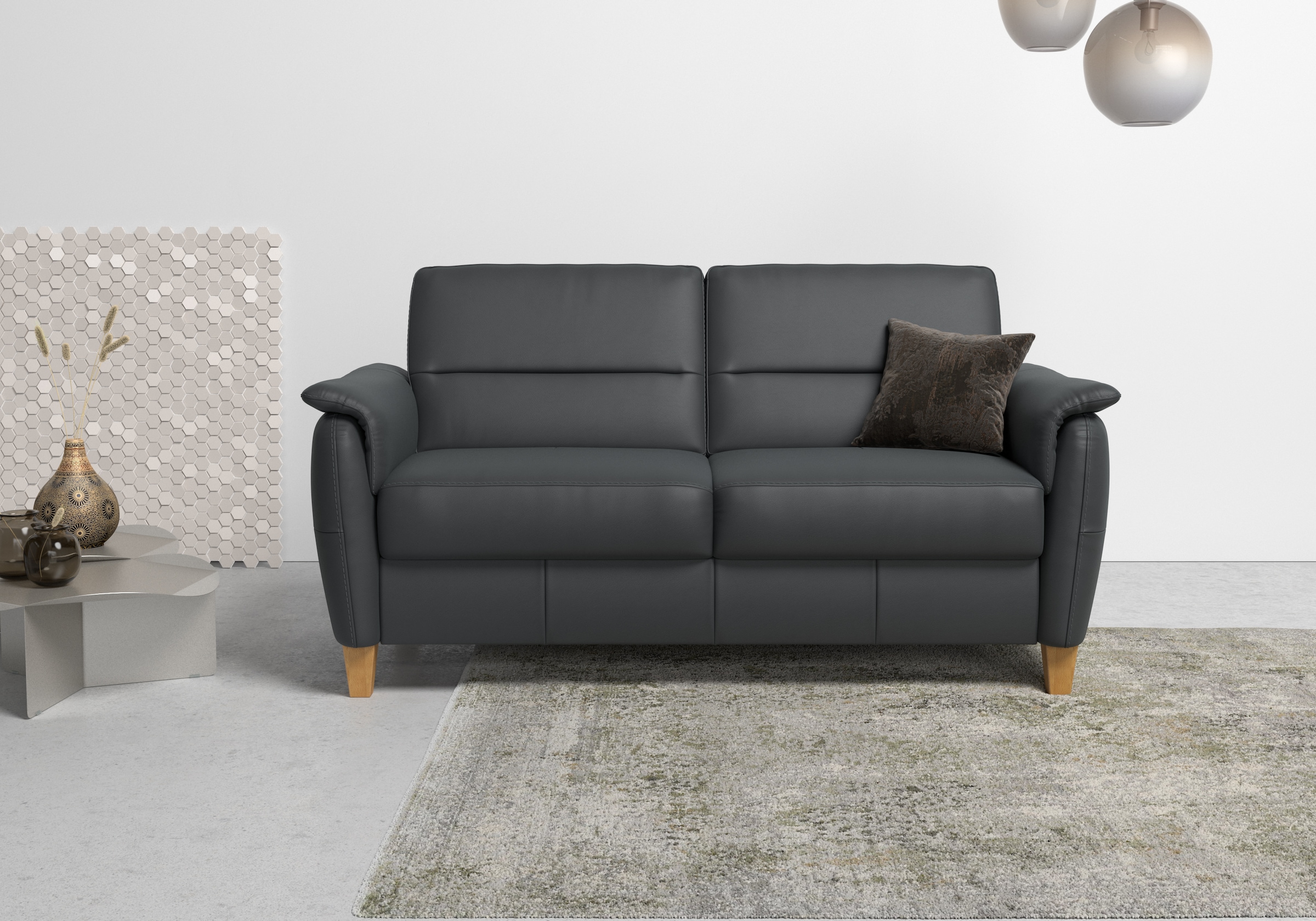 Home affaire 2,5-Sitzer "Palmera, B: 179 cm" mit Federkern