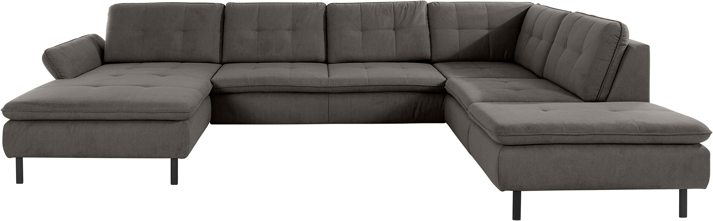 Home affaire Wohnlandschaft "Birkholm U-Form" Armlehnverstellung, auch in E günstig online kaufen