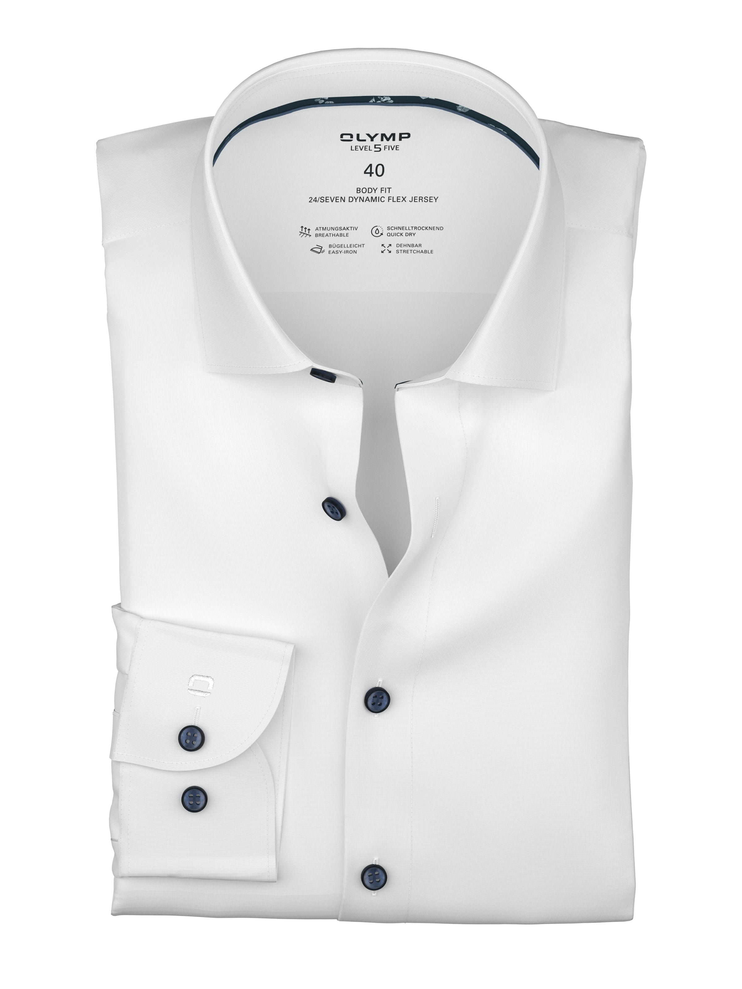 OLYMP Langarmhemd "Level Five 24/Seven" Businesshemd, body fit, Modern Kent günstig online kaufen