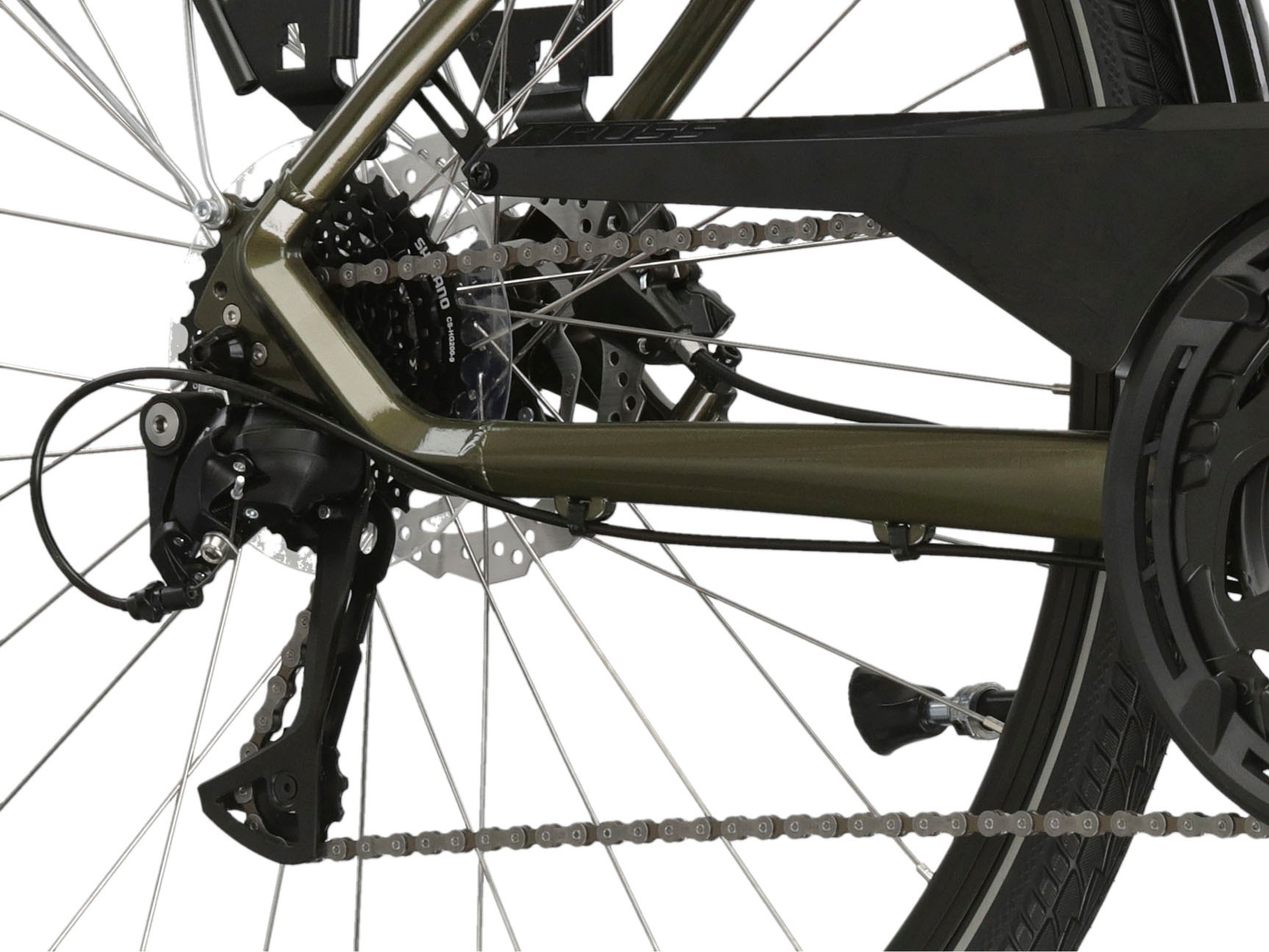 Kross Cityrad »Sentio 4.0«, 27 Gang, Shimano, ACERA T3000 Schaltwerk, Kettenschaltung