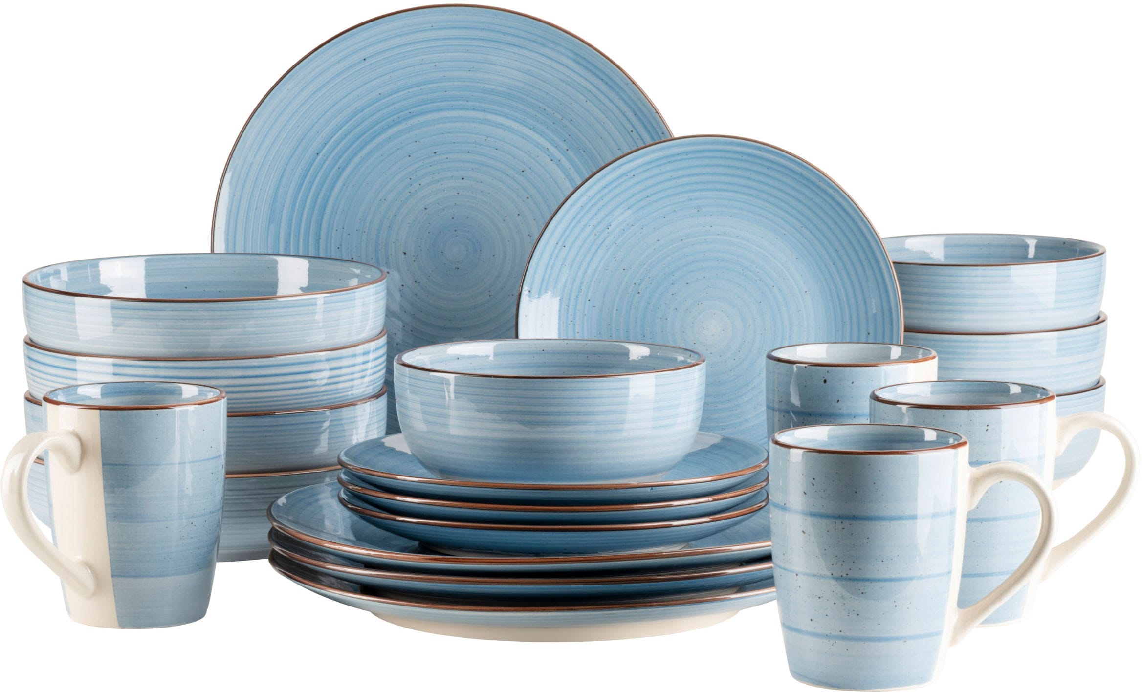 MÄSER Kombiservice "VALMERA, Geschirr Set, Steinzeug" günstig online kaufen