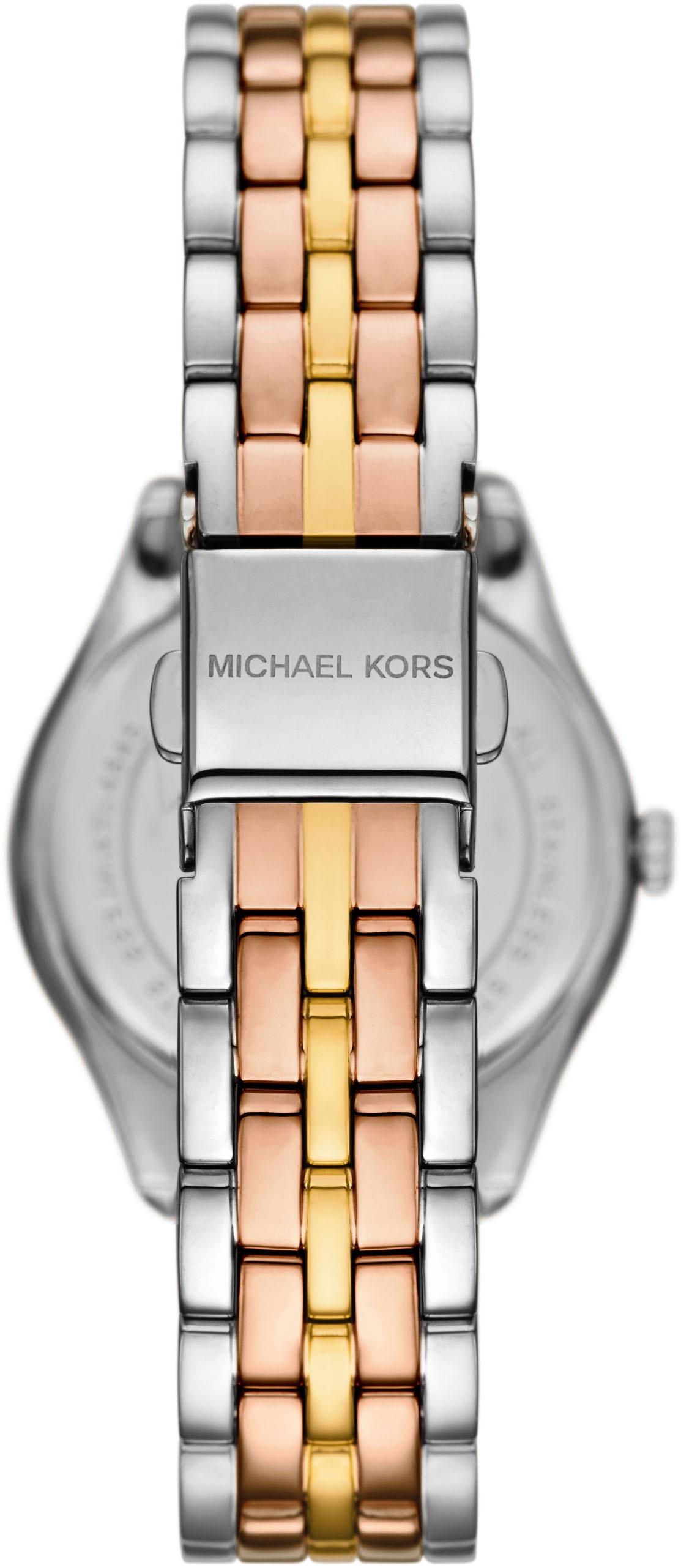 MICHAEL KORS Quarzuhr »MINI HARLOWE«, Armbanduhr, Damenuhr, Edelstahlarmband, analog
