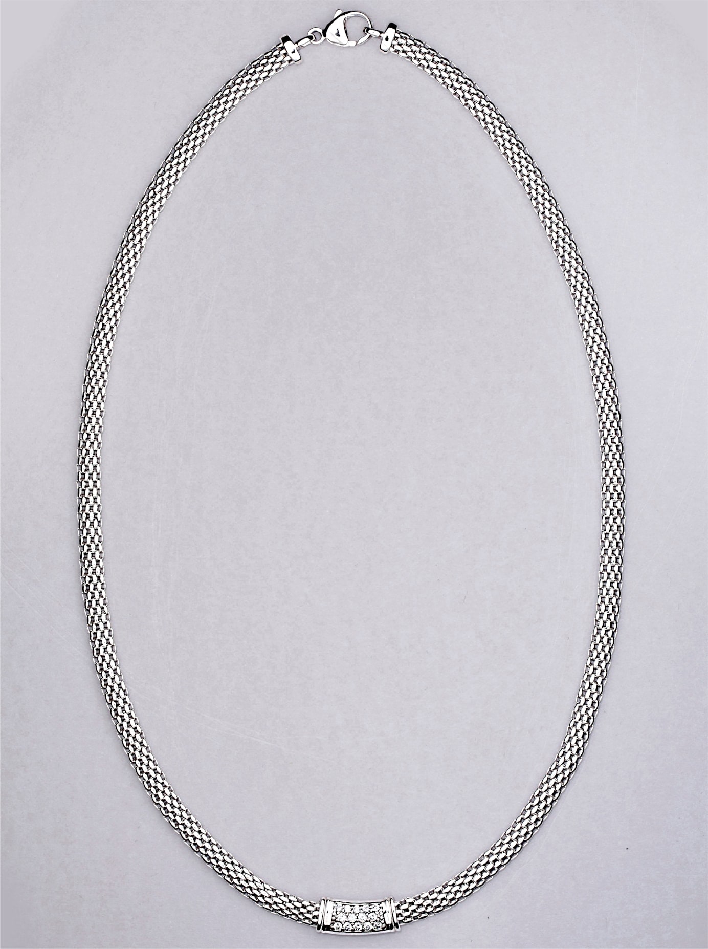 LADY Damen Collier, 19, Silber 925 (Sterlingsilber), L: 19, silber, Silber 925 (Sterlingsilber), Halsketten