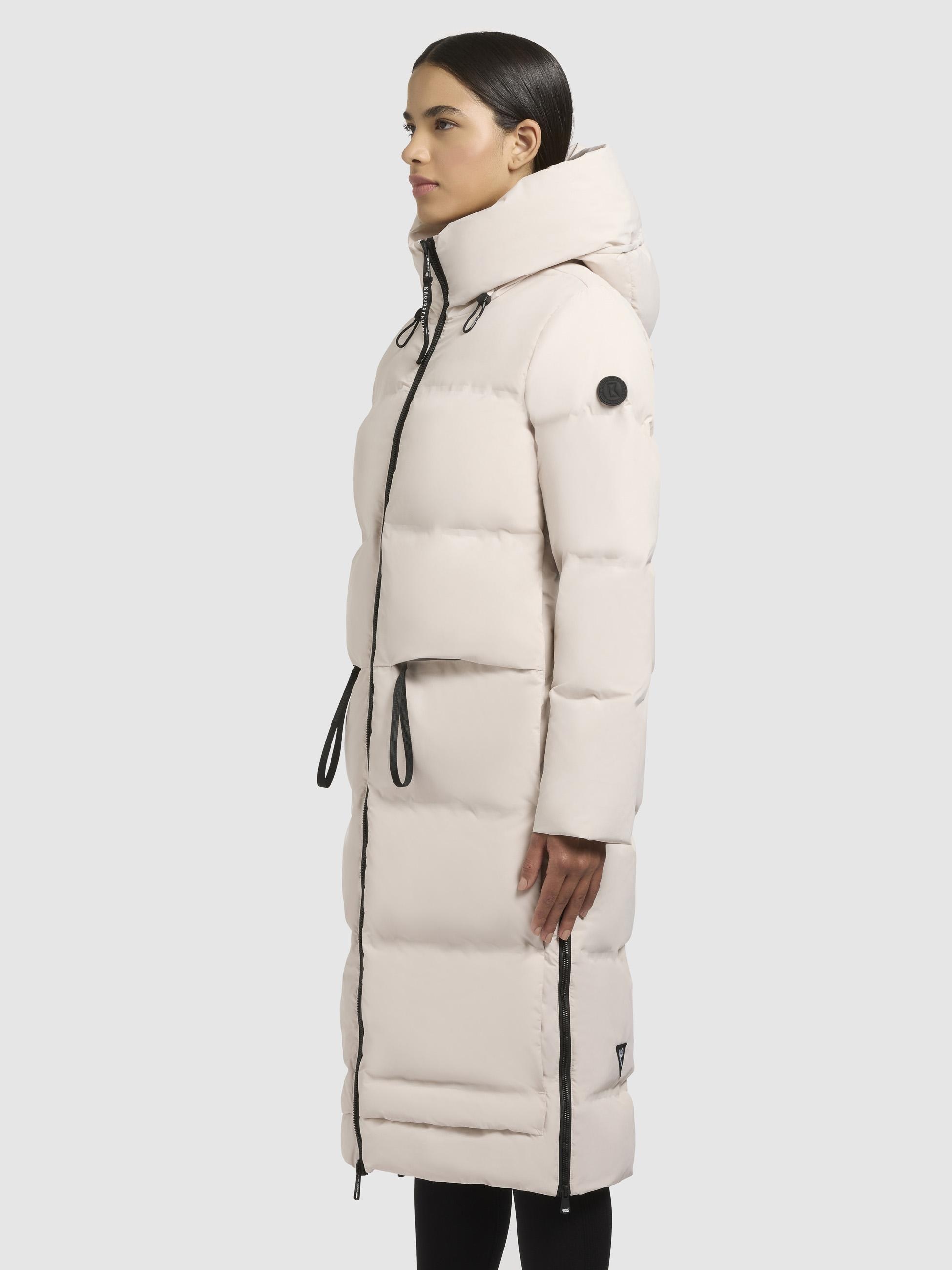 khujo Steppmantel »Aroma-YM«, Gesteppter Damen Wintermantel mit hohen Gehschlitzen
