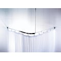 Ridder Vorhangschiene »Comfort«, kürzbar, Eckstange für Duschvorhänge, Länge 90 cm