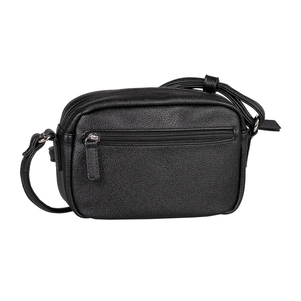 TOM TAILOR Denim Handtasche "Aveline" Damen Umhängetasche, Schultertasche mit glänzendem 3D-Logo