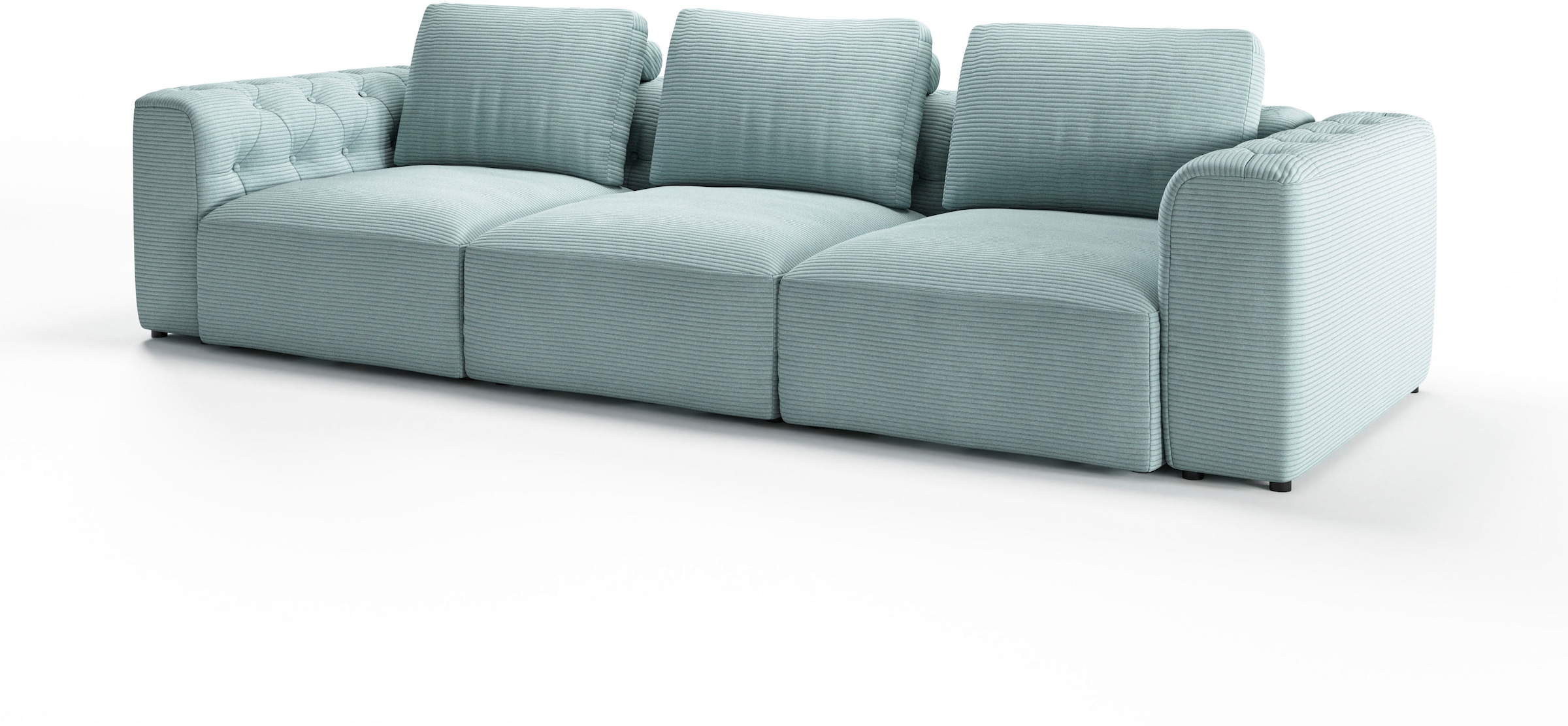 RAUM.ID 3-Sitzer »Cushid«, Modulsofa, bestehend aus 3 Teilen, Breite 300 cm