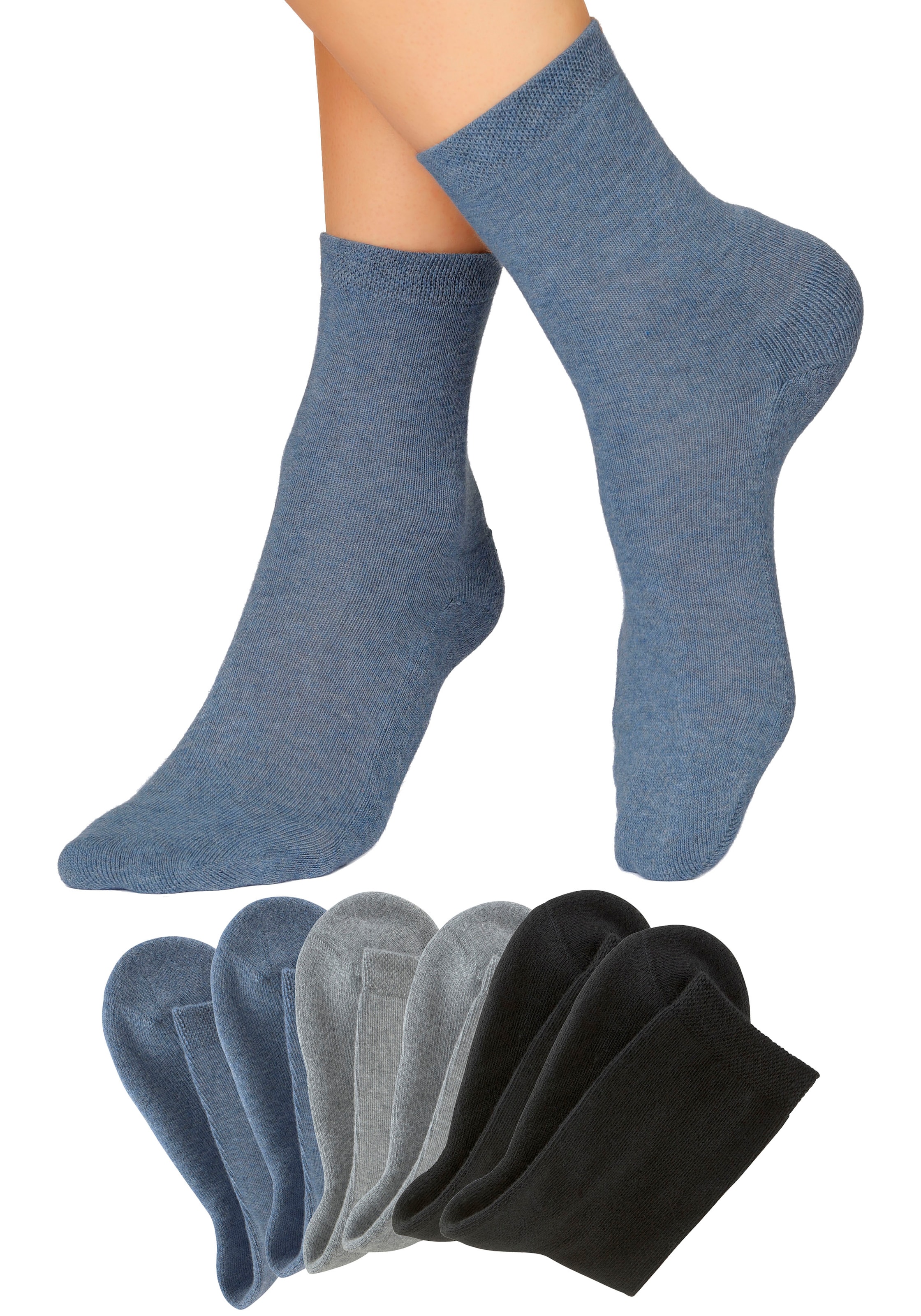 H.I.S Socken, (Packung, 6 Paar), mit bequemem Frottee