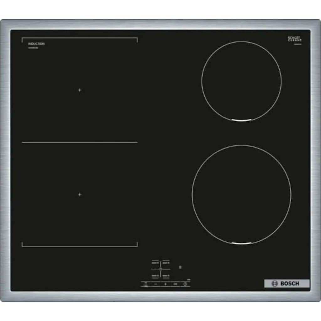 BOSCH Induktions Herd-Set »HND616LS62«, HEA517BS1, mit Teleskopauszug nachrüstbar, Hydrolyse