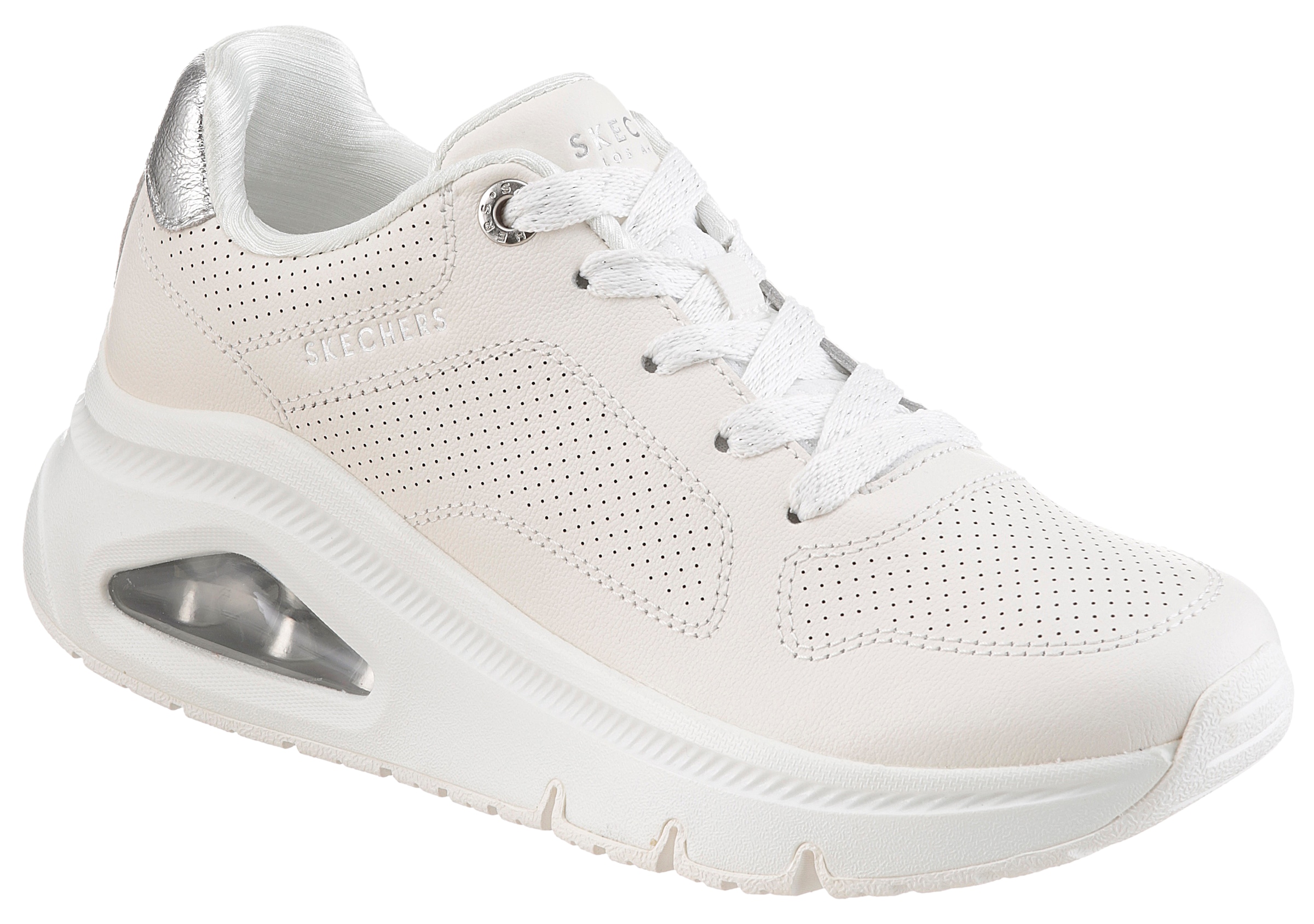 Skechers Sneaker "UNO ICON", Schnürschuh, Freizeitschuh mit Metallic Elemen günstig online kaufen