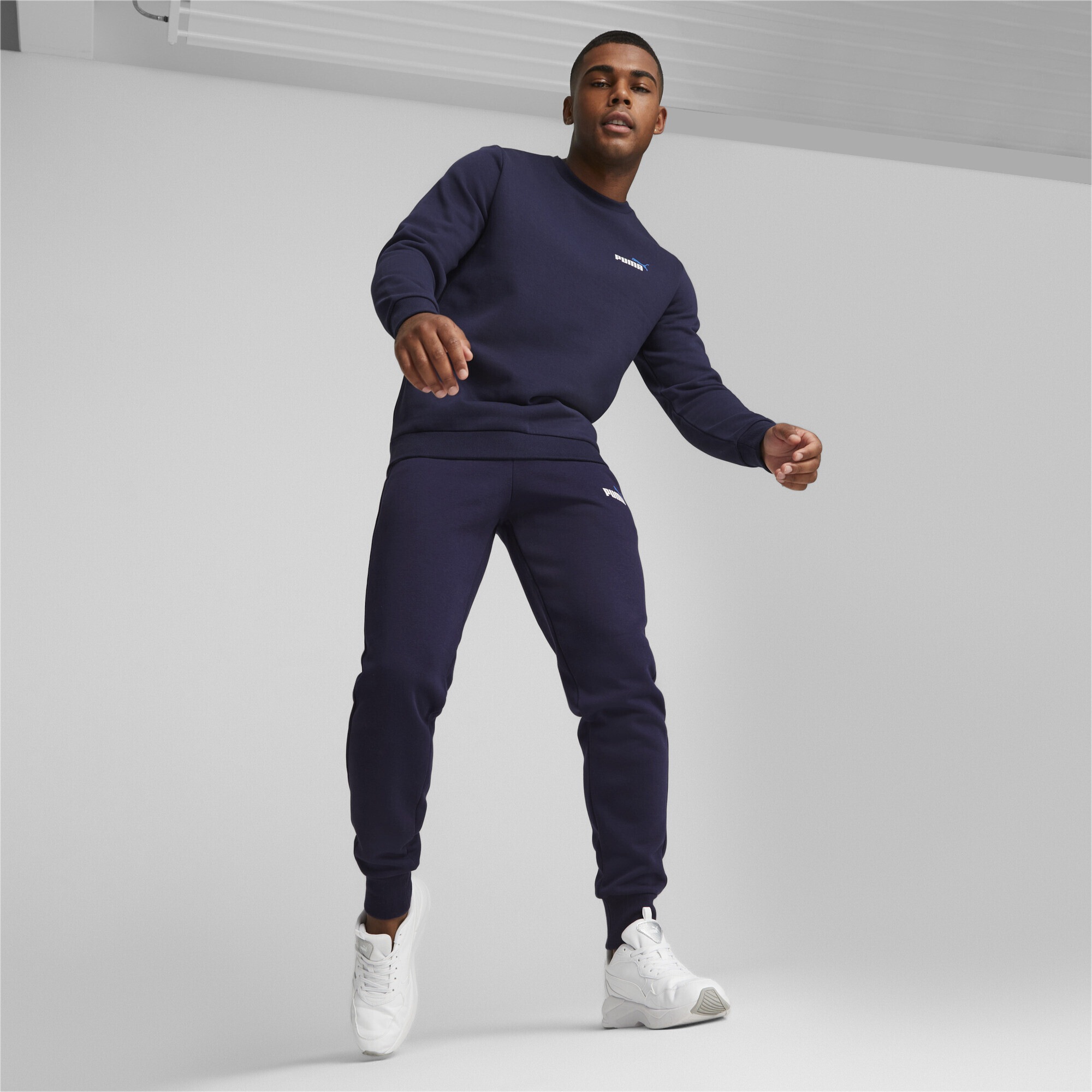 PUMA Sweatshirt »Essentials+ 2 Colour Small Logo Crew Neck Sweatshirt Herren«