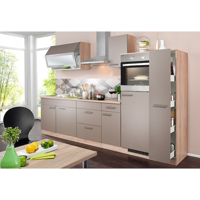 wiho Küchen Küchenzeile »Montana«, mit E-Geräten, Breite 290 cm bestellen |  BAUR