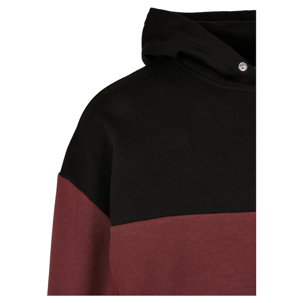 URBAN CLASSICS Sweatshirt »Urban Classics Herren Upper Block Hoody«, (1 tlg.)