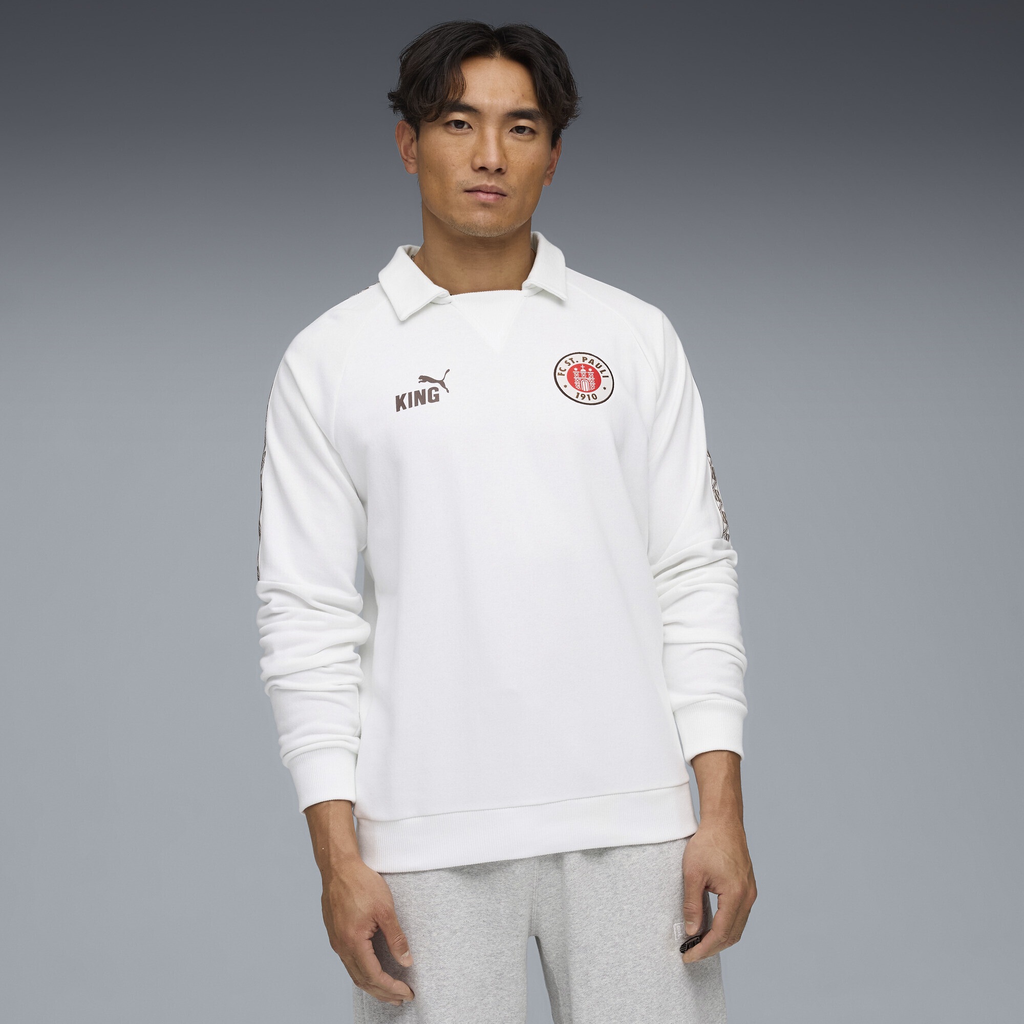 PUMA Sweatshirt "FC St. Pauli KING Drill Top Herren" günstig online kaufen