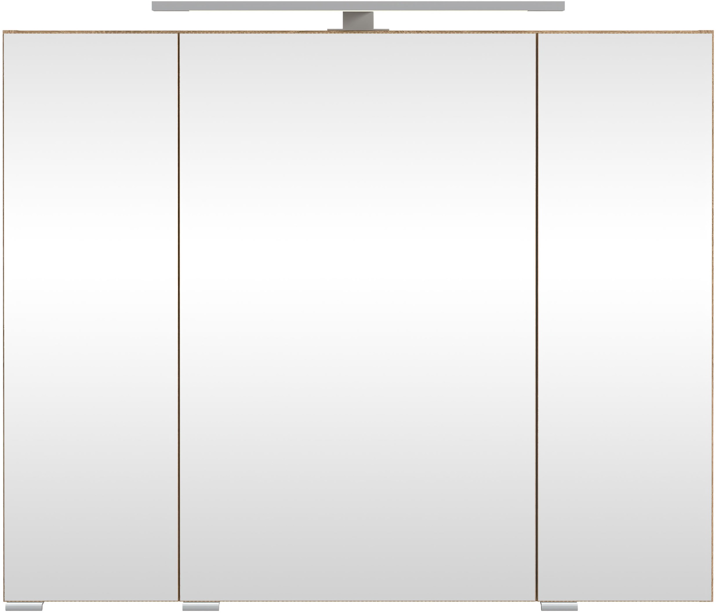 welltime Badmöbel-Set »Eixo«, Set 140 cm breit, Badmöbel mit LED-Beleuchtung