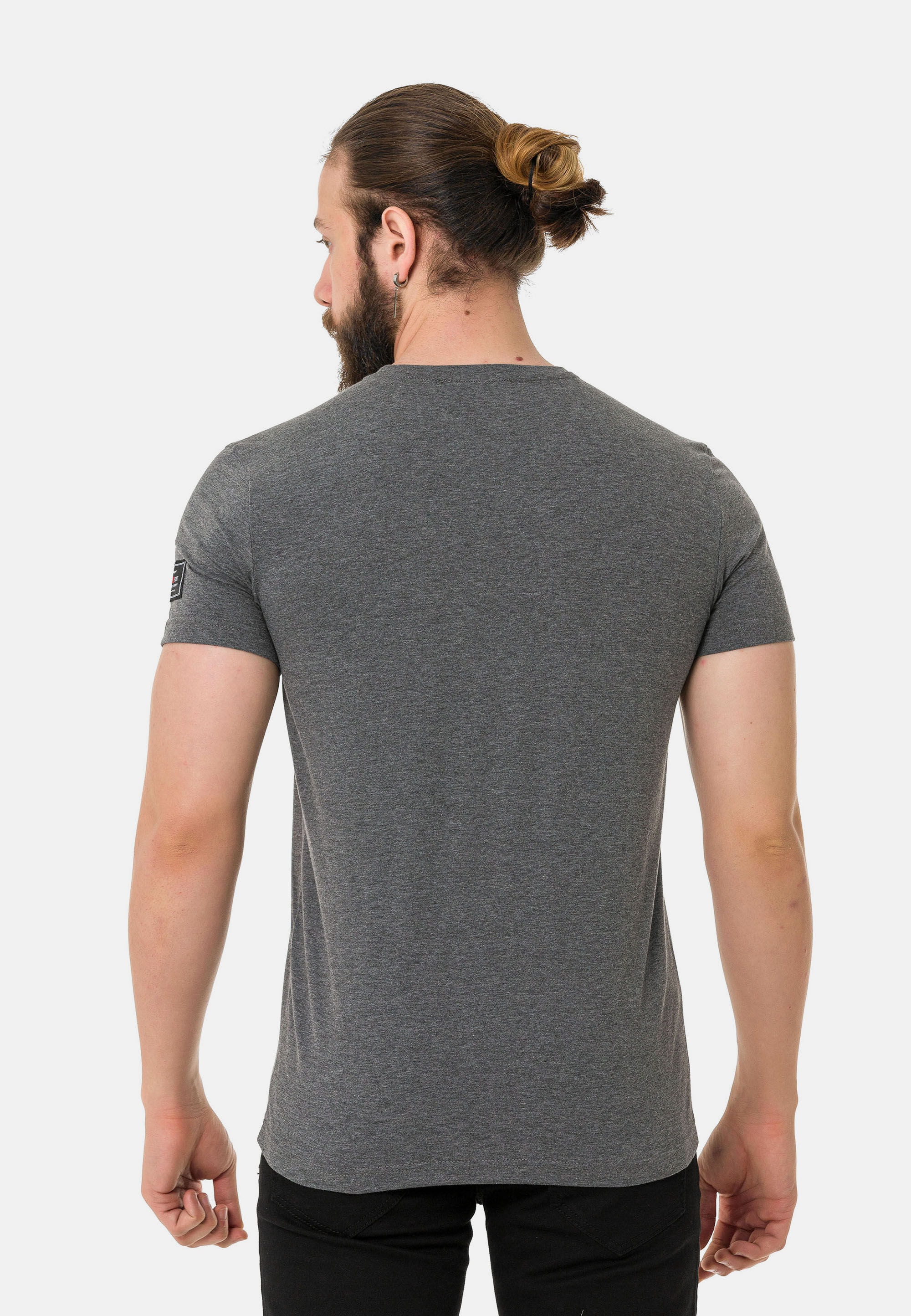 Cipo & Baxx T-Shirt »T-Shirt«, mit Rundhals-Ausschnitt
