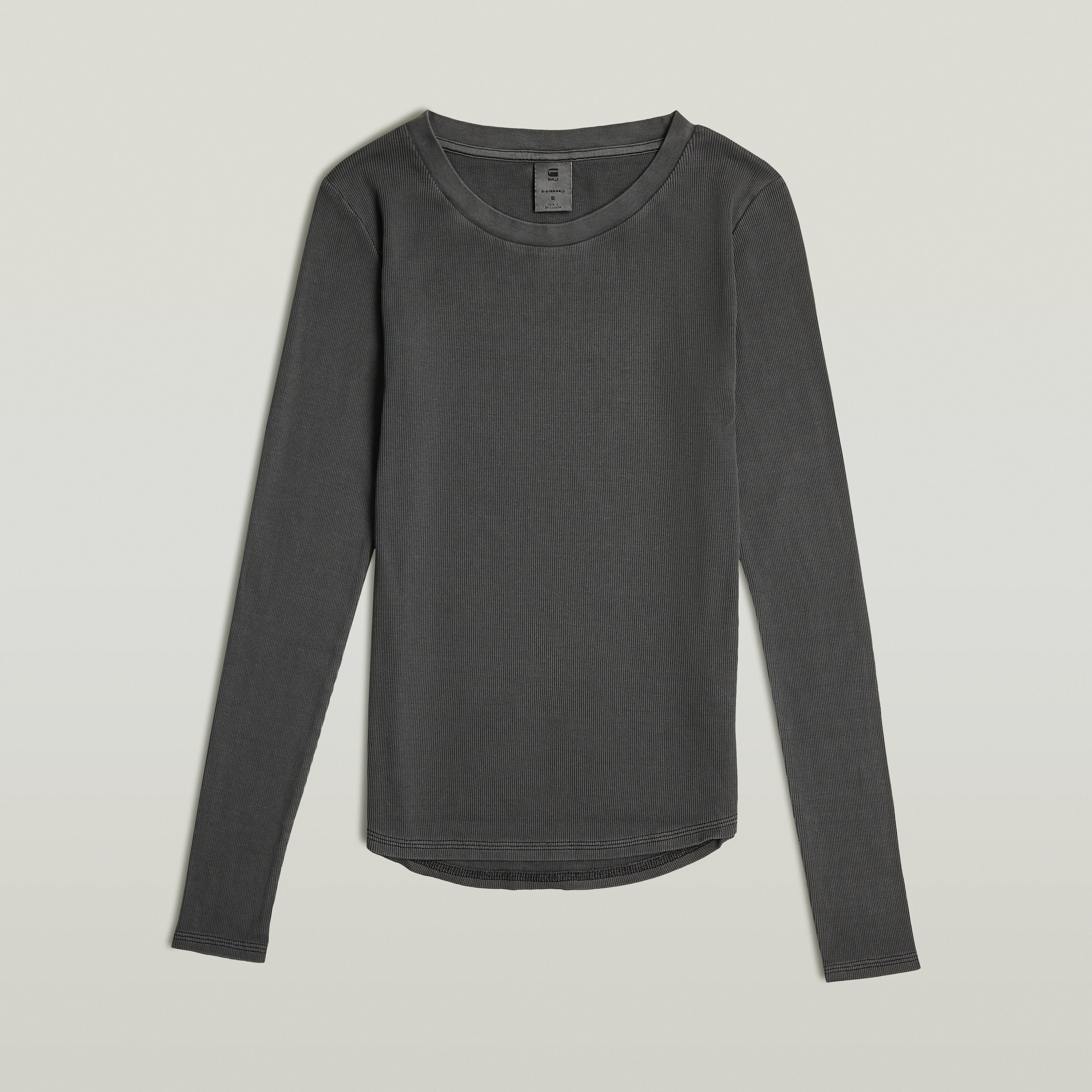 G-STAR Langarmshirt »Tops Overdyed slim«, im Overdyed-Look