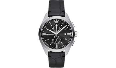 ARMANI EXCHANGE Chronograph »AX7133SET«, (Set, 2 tlg., mit Wechselband aus schwarzem  Silikon), ideal auch als Geschenk ▷ für | BAUR