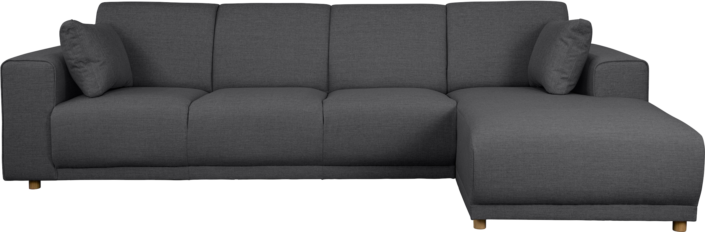 Home affaire Ecksofa »LEMPS wahlweise Recamiere links oder rechts L-Form«, incl. Zierkissen, Stellmaße 297x162 cm