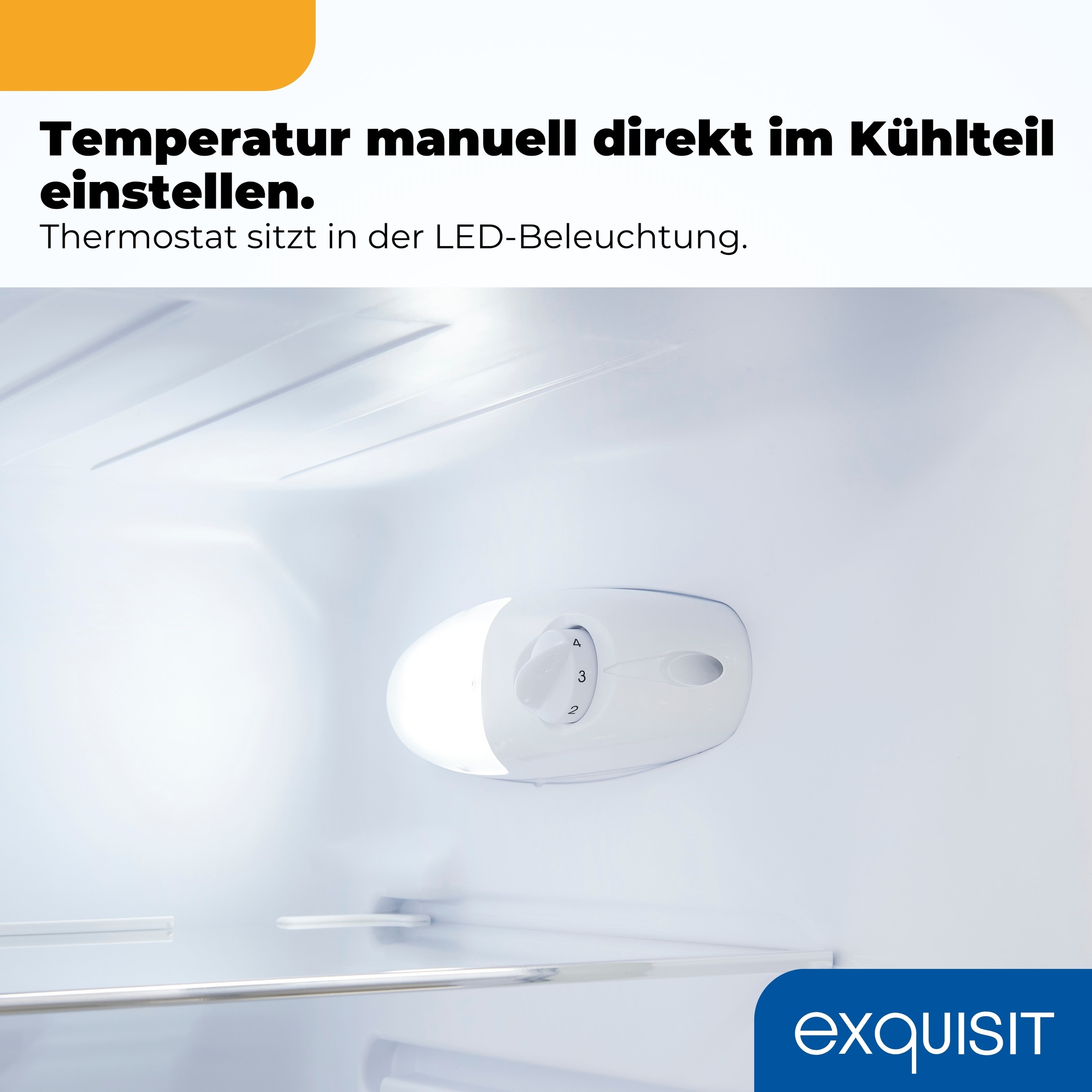 exquisit Kühl-/Gefrierkombination »RKGC270-45-H-160C mattschwarz« 146,5 cm hoch 54,5 cm breit LED-Beleuchtung, verstellbare Glasböden, Retro-Design