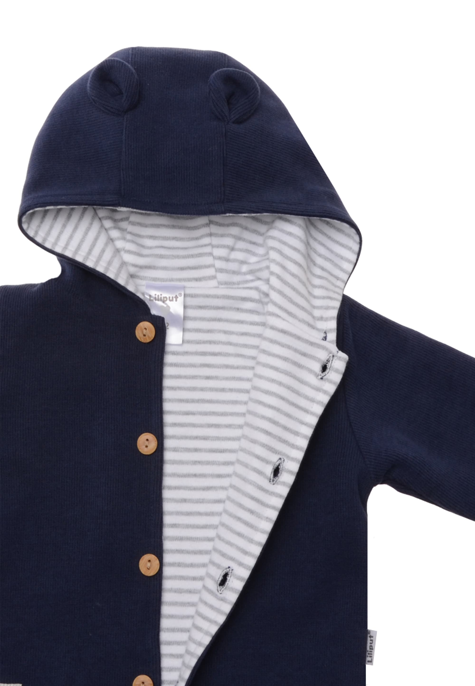 Thumbnail - Liliput Sweatjacke aus weichem Rippstrick mit niedlichen Bärchenohren