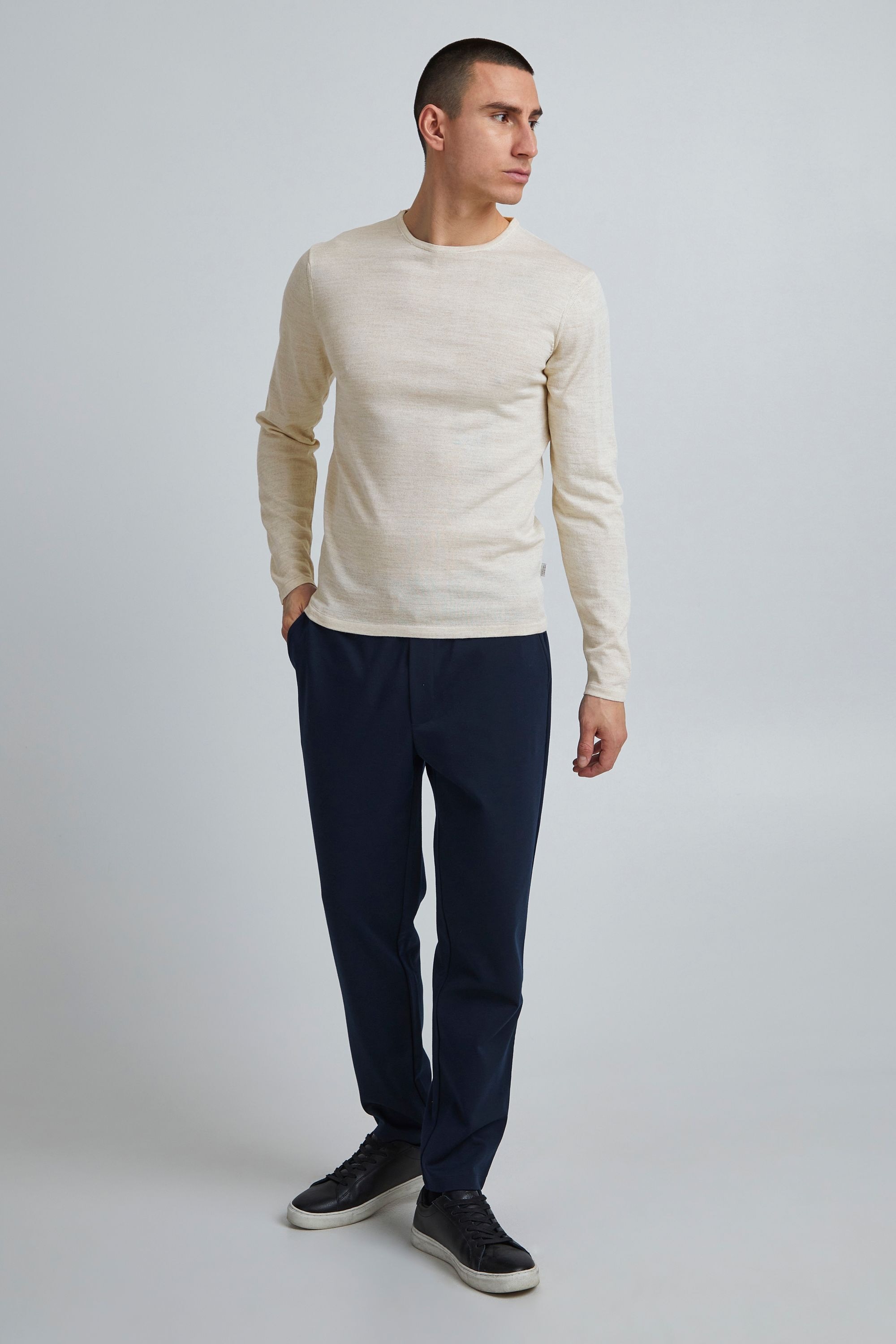 Casual Friday Strickfleece-Pullover "Strickpullover CFKent" günstig online kaufen