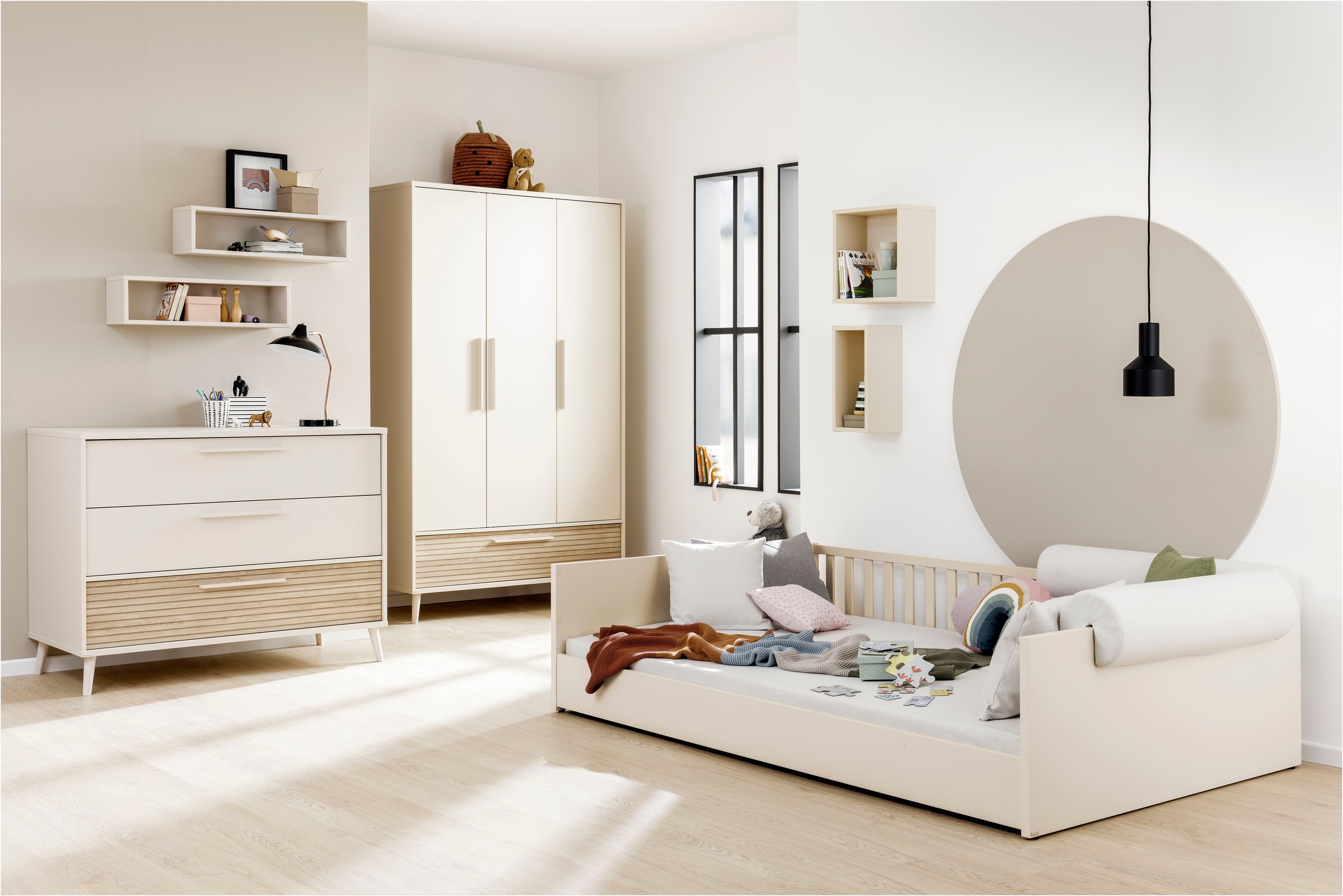 PAIDI Drehtürenschrank "EEFJE Kleiderschrank in modernem Design, Cashmere-B günstig online kaufen