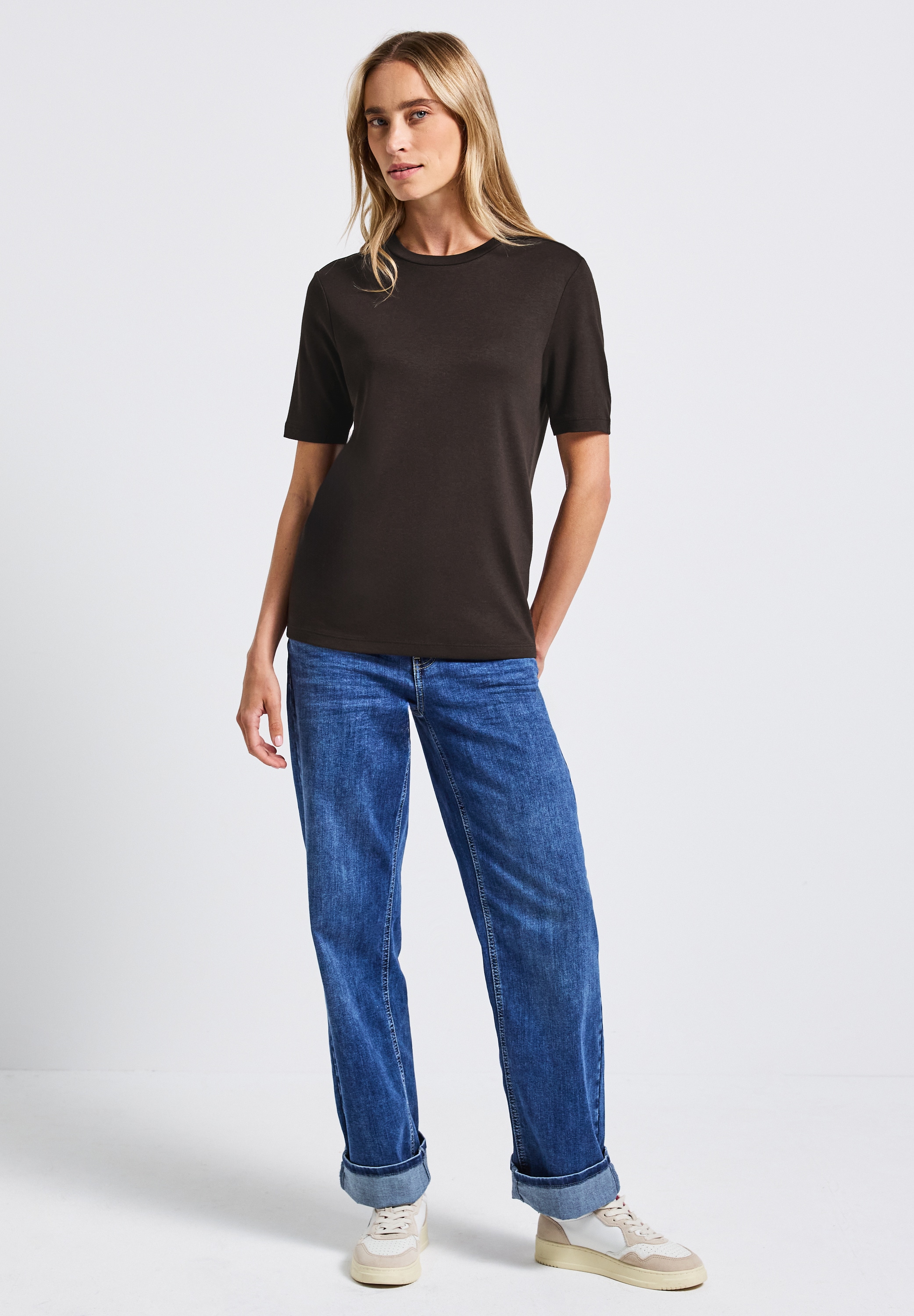 STREET ONE T-Shirt, im soften Baumwoll-Mix