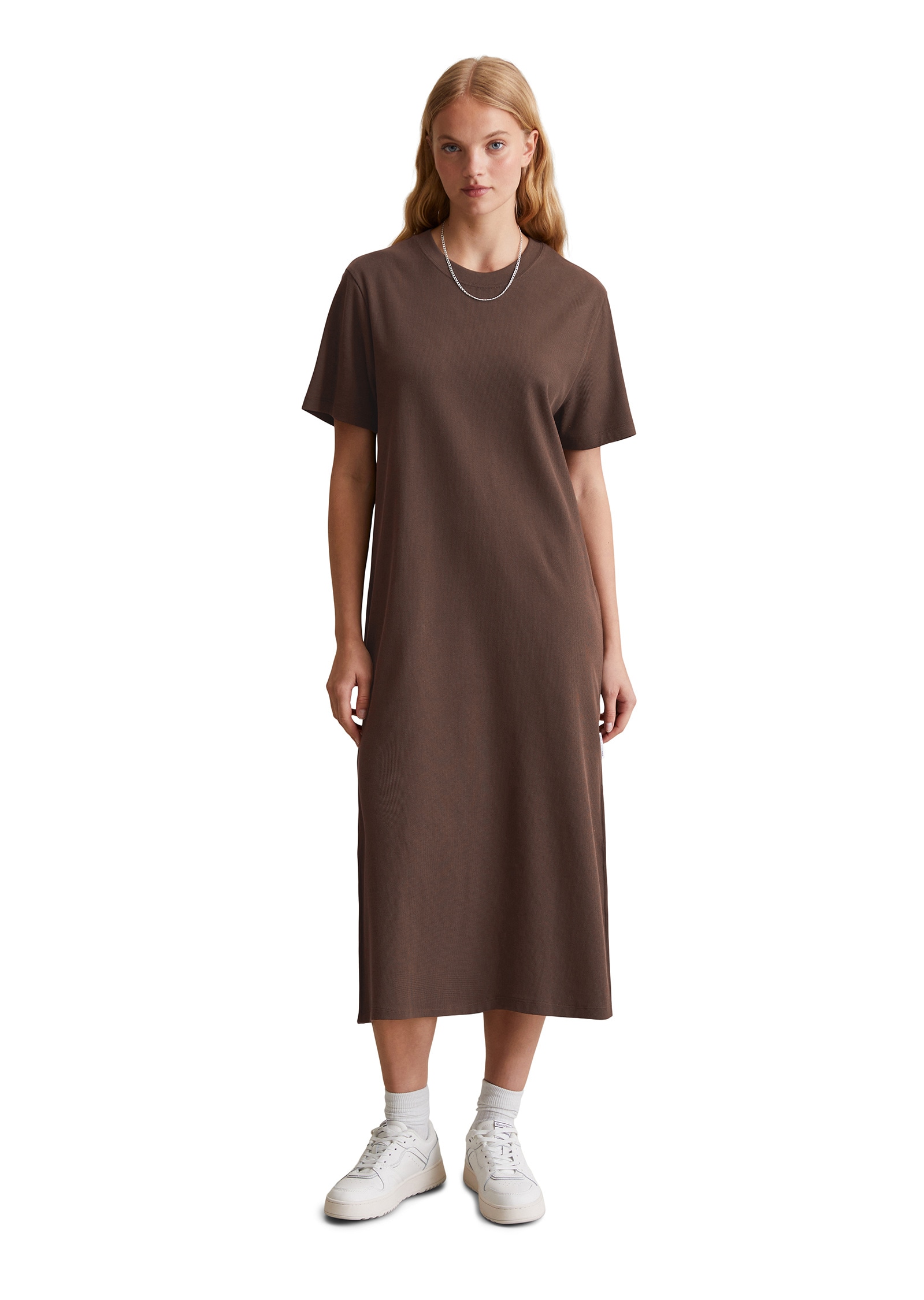 Marc O'Polo DENIM Jerseykleid »aus gerippter Bio-Baumwolle«