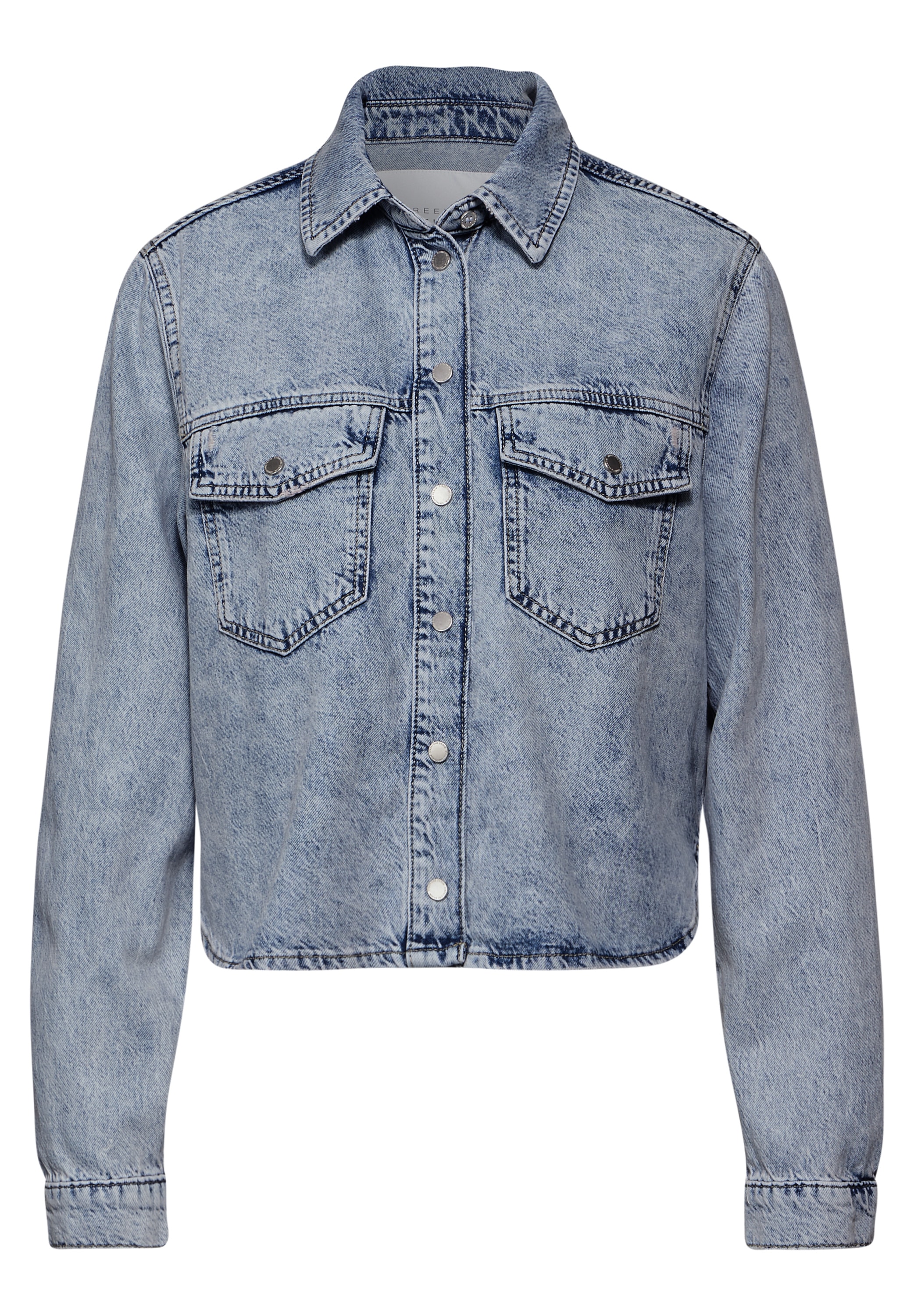 STREET ONE STUDIO Jeansbluse, mit Brusttaschen