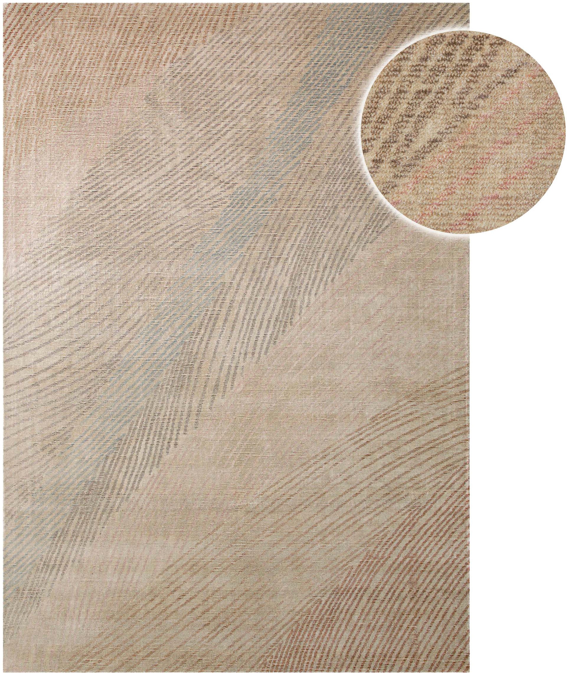 Wecon home Teppich "Skai" rechteckig 6 mm Höhe VIskose/Wolle, modern, abstr günstig online kaufen