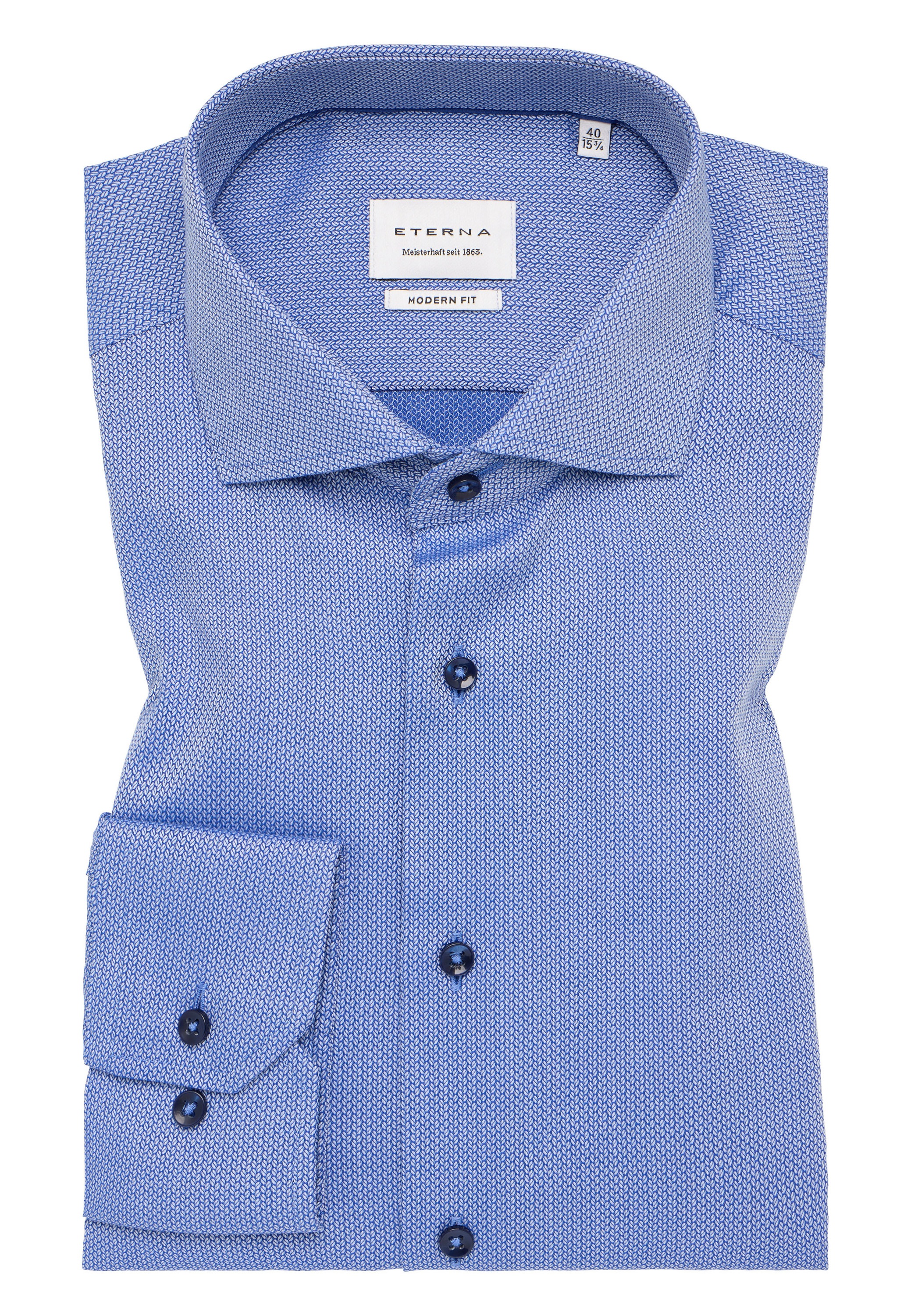 Eterna Langarmhemd »MODERN FIT«, NON IRON (bügelfrei)
