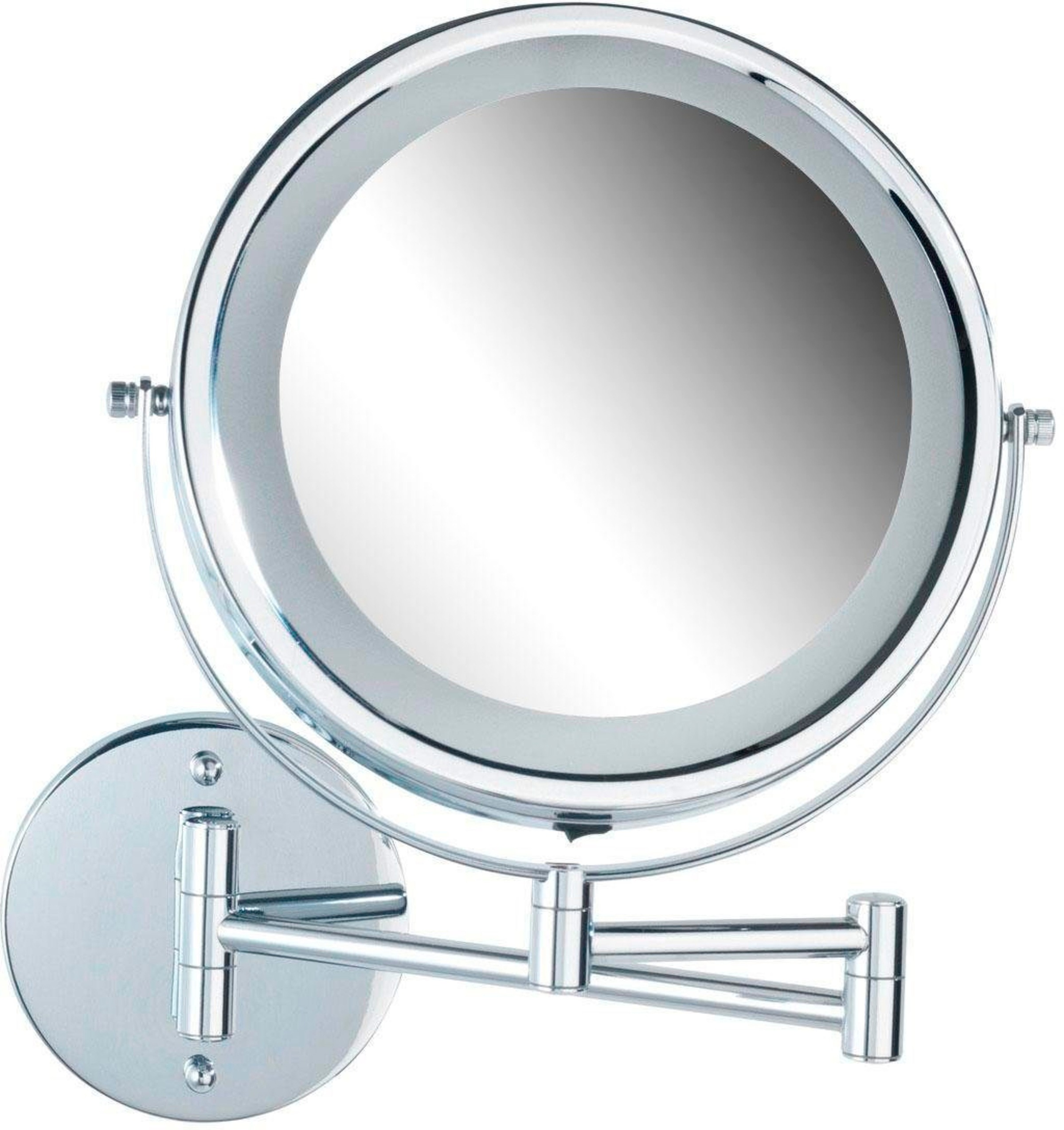 WENKO Wandspiegel "Power-Loc LED Modell Lumi" Kosmetikspiegel mit Beleuchtu günstig online kaufen