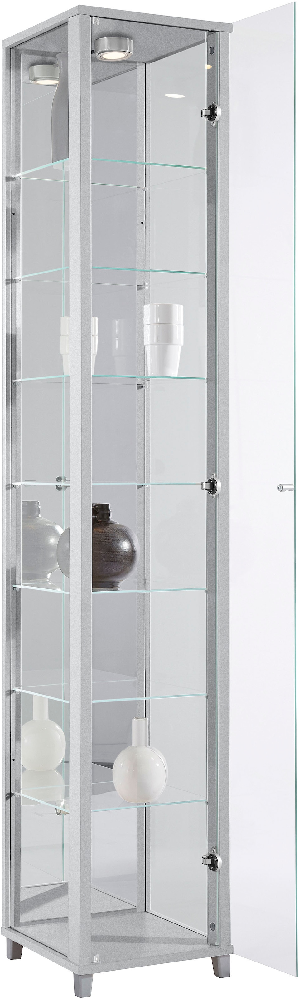 fif möbel Vitrine »OPTIMA«, Standvitrine/Glasvitrine 1x Glastür,perfekt für Sammler,Sammlervitrine