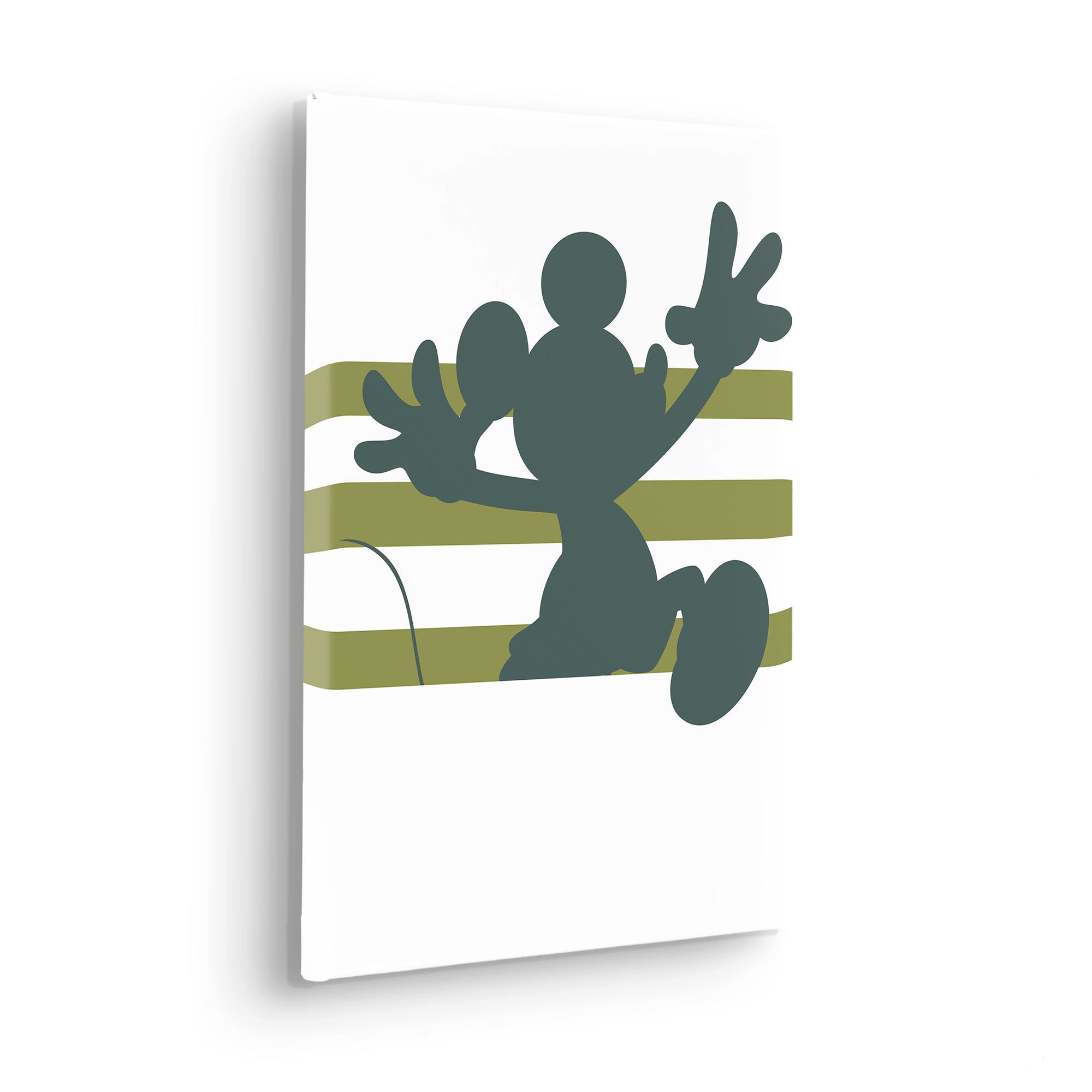 Komar Leinwandbild "Mickey Hey There - Größe 30 x 40 cm" Natur 1 Stk. tlg. günstig online kaufen