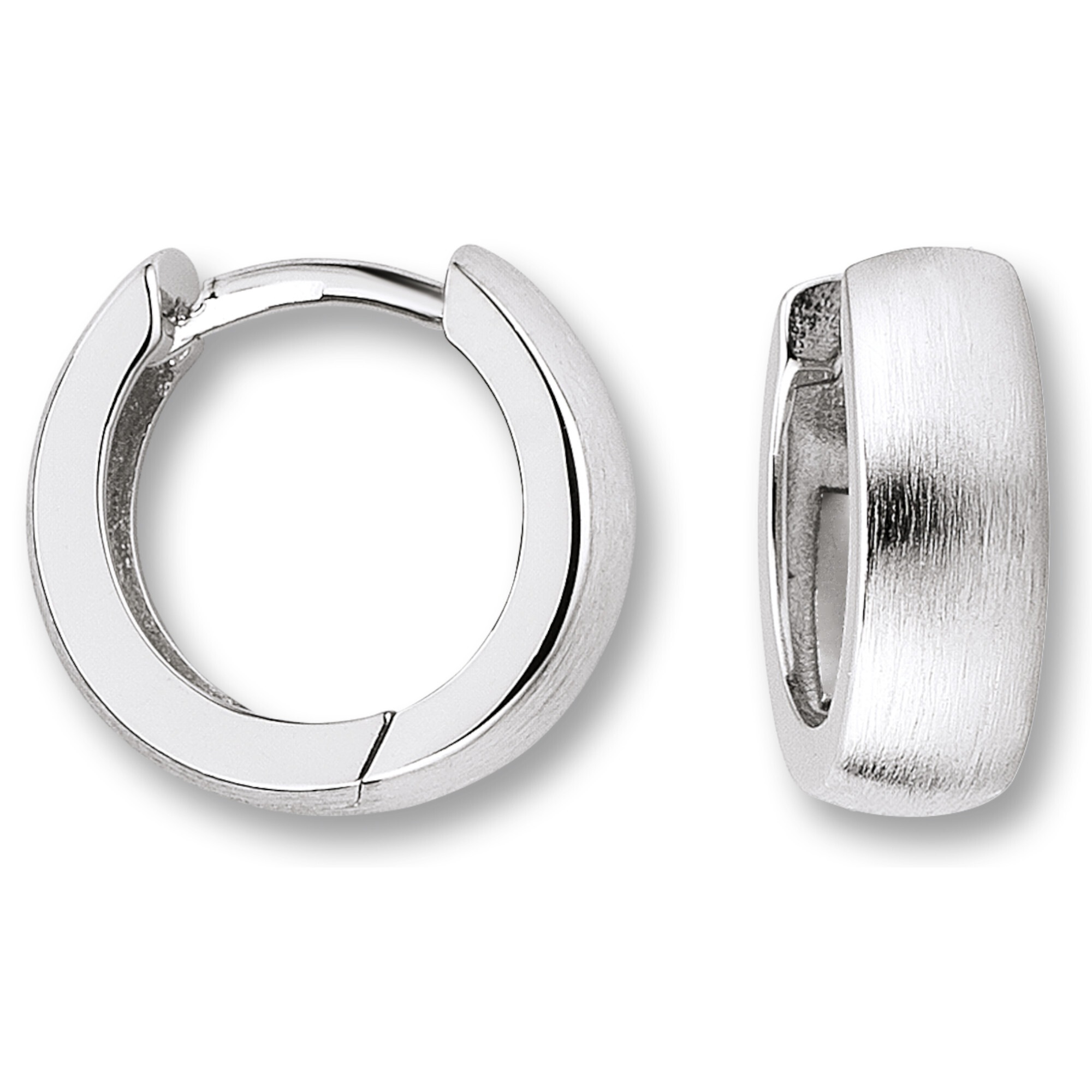 Paar Creolen ONE ELEMENT "Ohrringe Creolen aus 925 Silber Ø 12,4 x 4,1 mm", silber, Ohrringe, Damen, Damen, Silber 925 (Sterlingsilber), Modern & klar – ein Stück für zeitlose Looks
