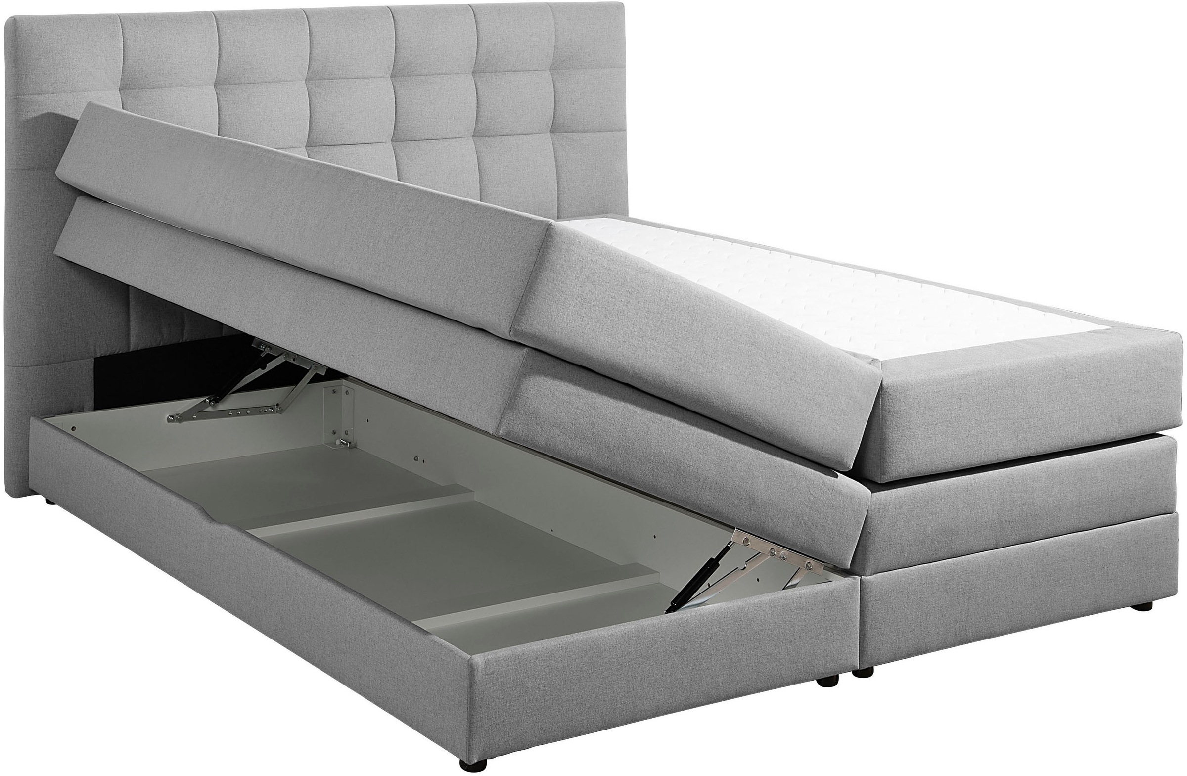 Home affaire Boxspringbett »Ethan« inkl. Topper und geräumigen Bettkasten erhältlich in H2, H3 und H4