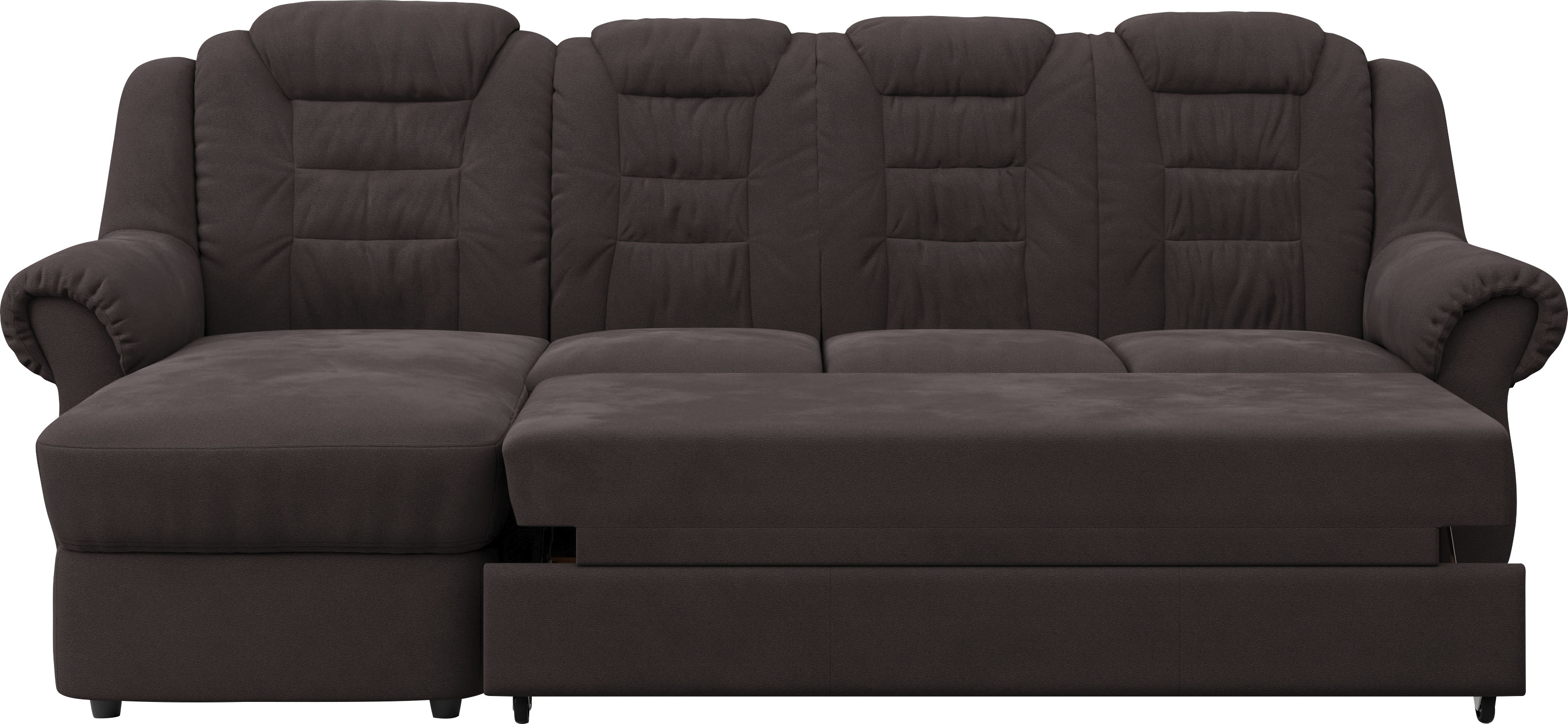 Thumbnail - Home affaire Ecksofa "Boston L-Form", mit hoher Rückenlehne, wahlweise mit Bettfunktion